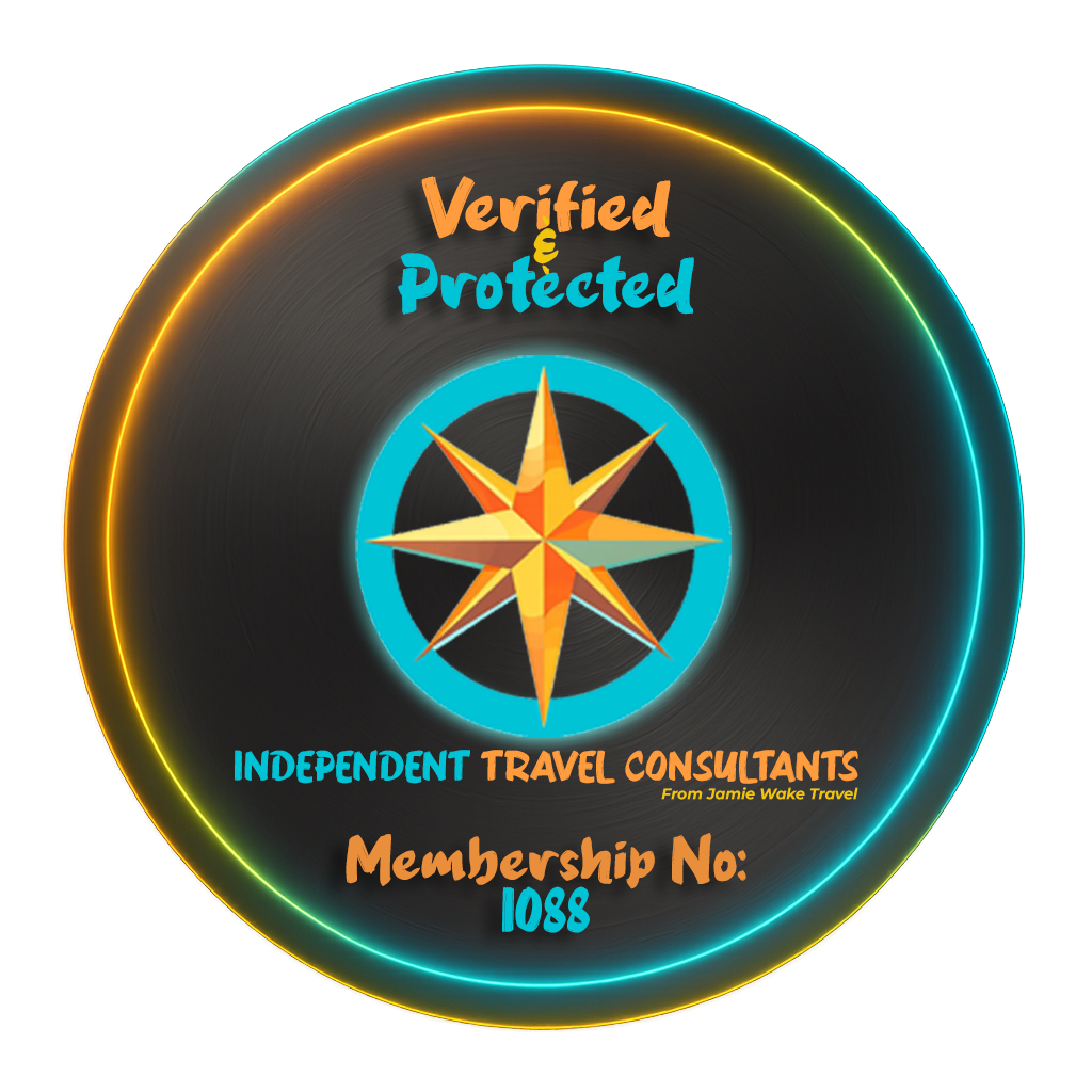 Verified badge of independent travel consultants membership number 1088
