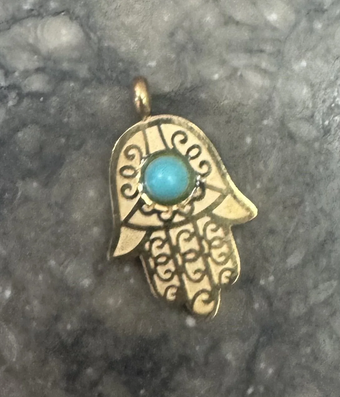 HAMSA O MANO DE FATIMA (CON TURQUESA)