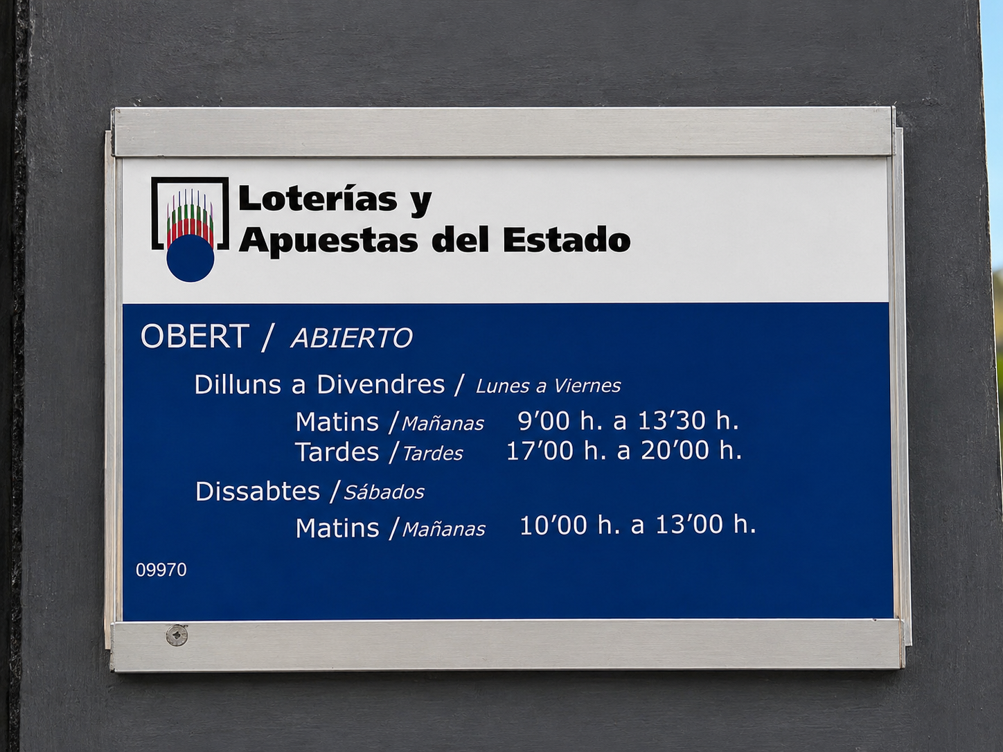Nuestro horario