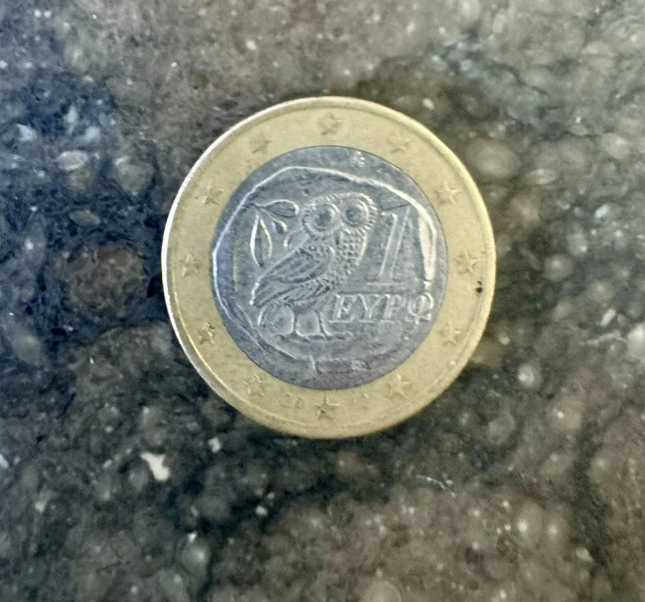 TETRADAGMA (MONEDA GRIEGA CON BUHO DE LA SUERTE)
