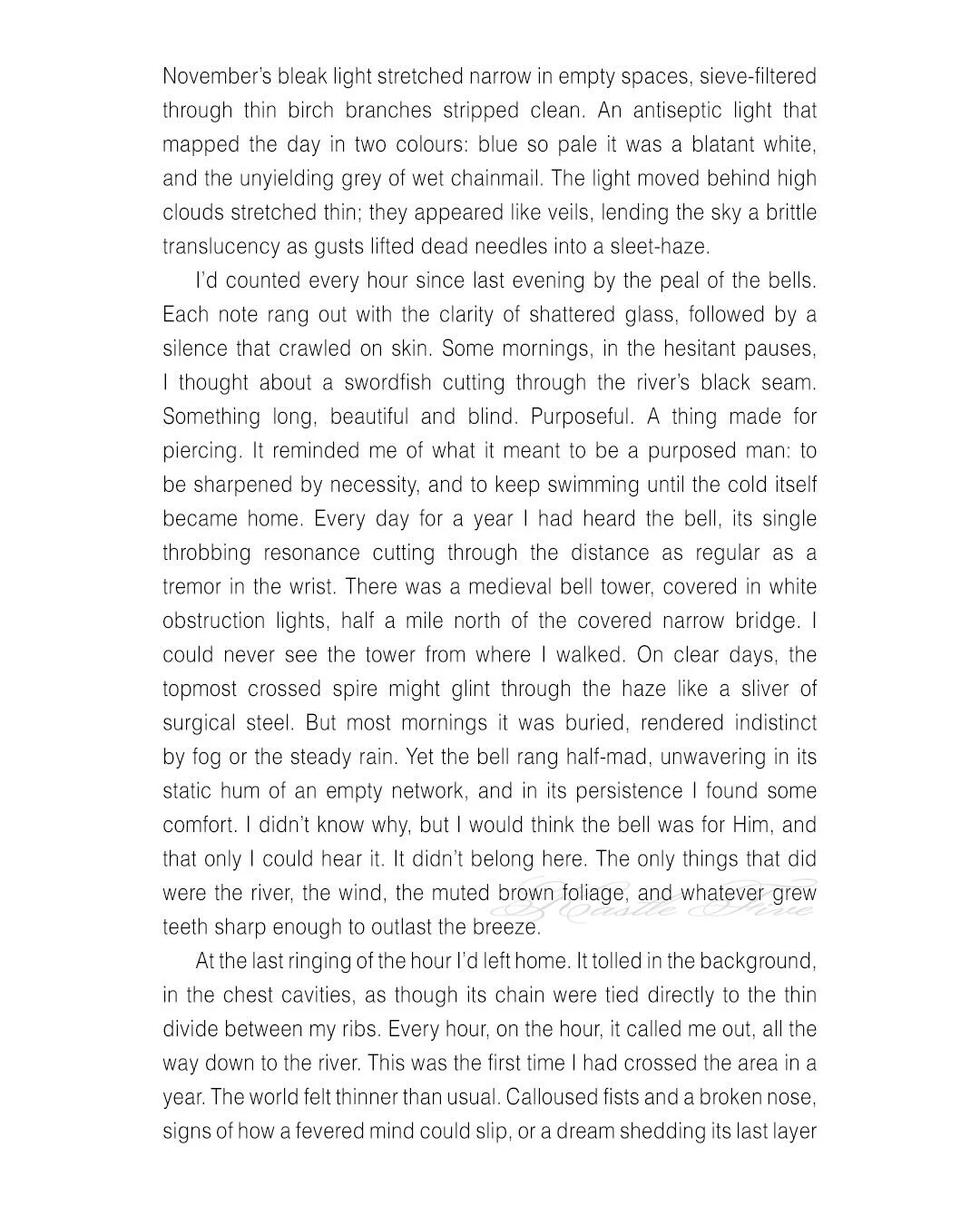 Something I wrote in November.