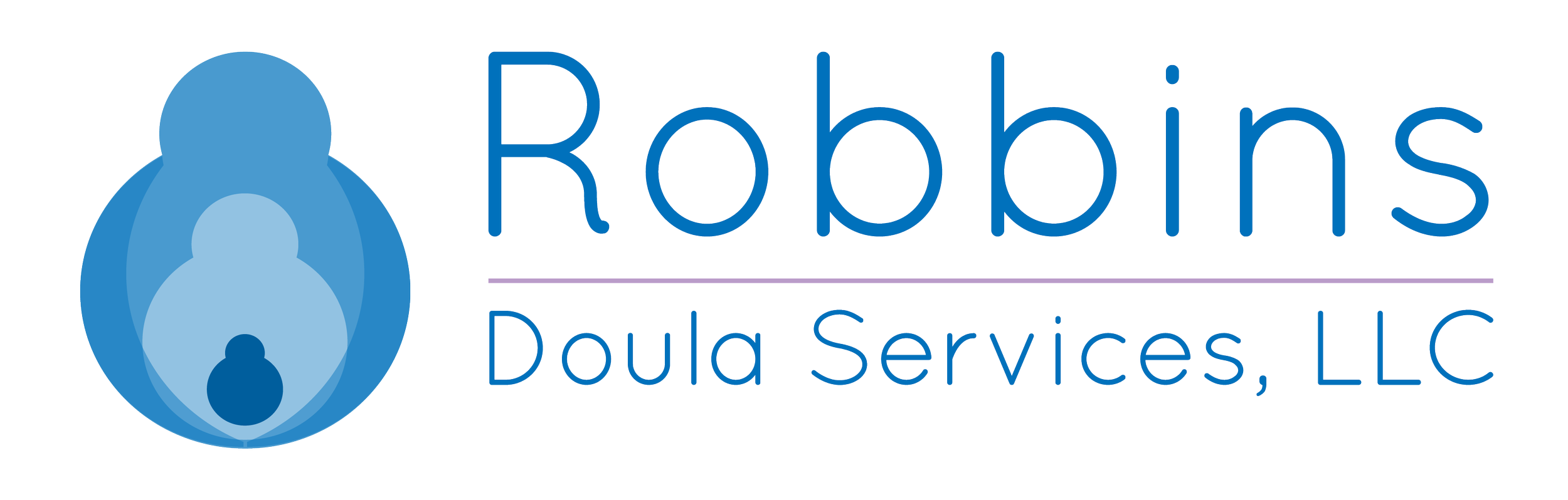 Logo for Robbins Doula Services, a postpartum doula in St. Louis