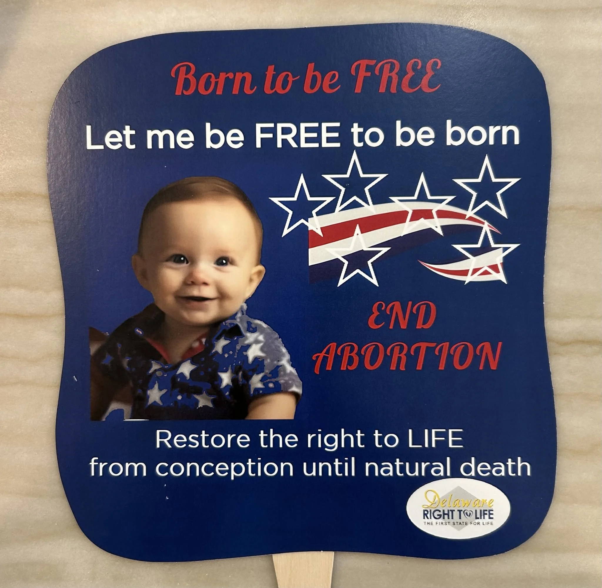 I will stand for every constituent in the 41st, even those who have not been born!