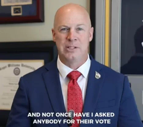 Not Once Have I Asked Anyone for their Vote. (Video)
