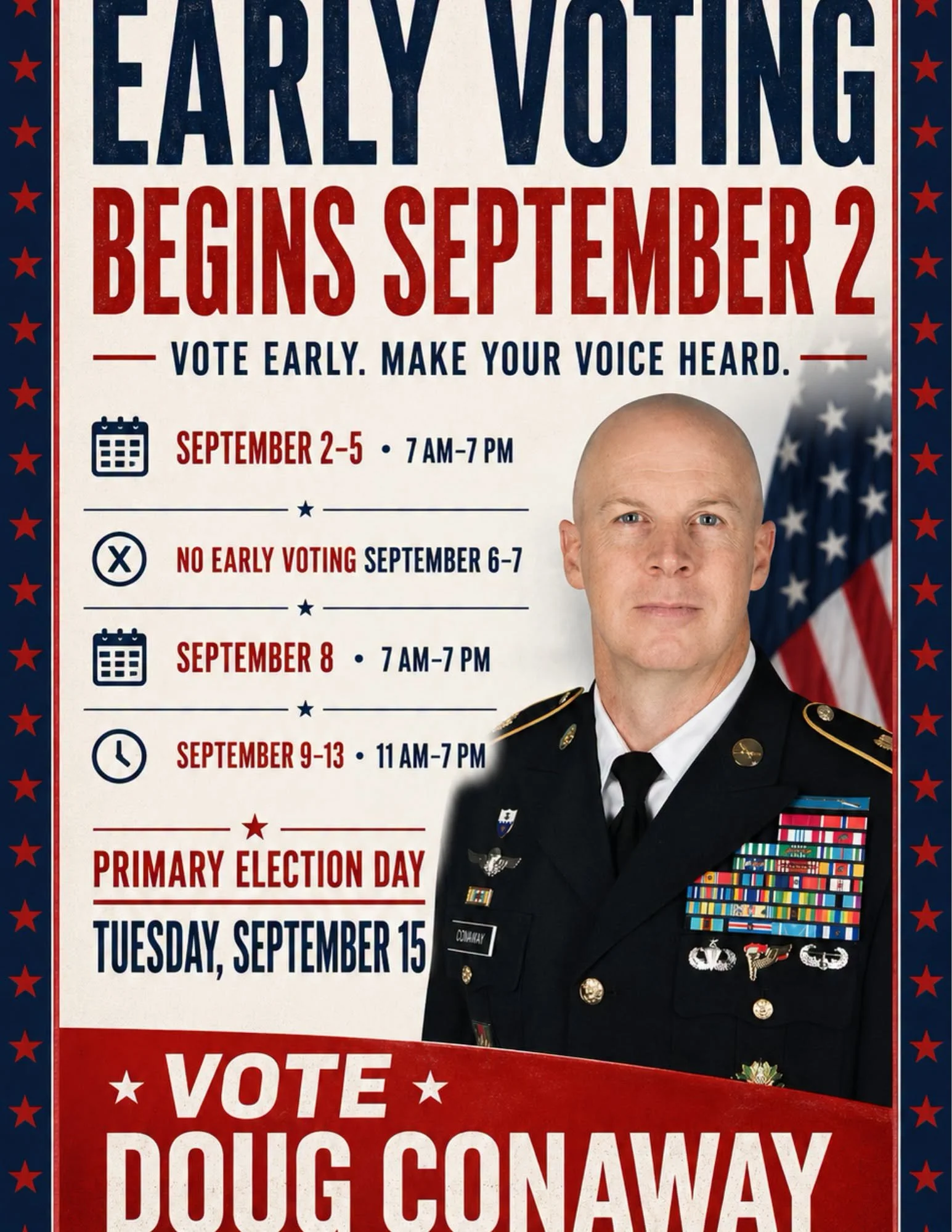 Early voting begins September 2!