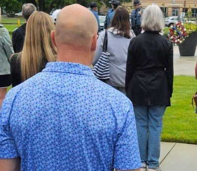 It was an honor to attend the 9/11 commemoration service at the Millsboro Police Station yesterday.