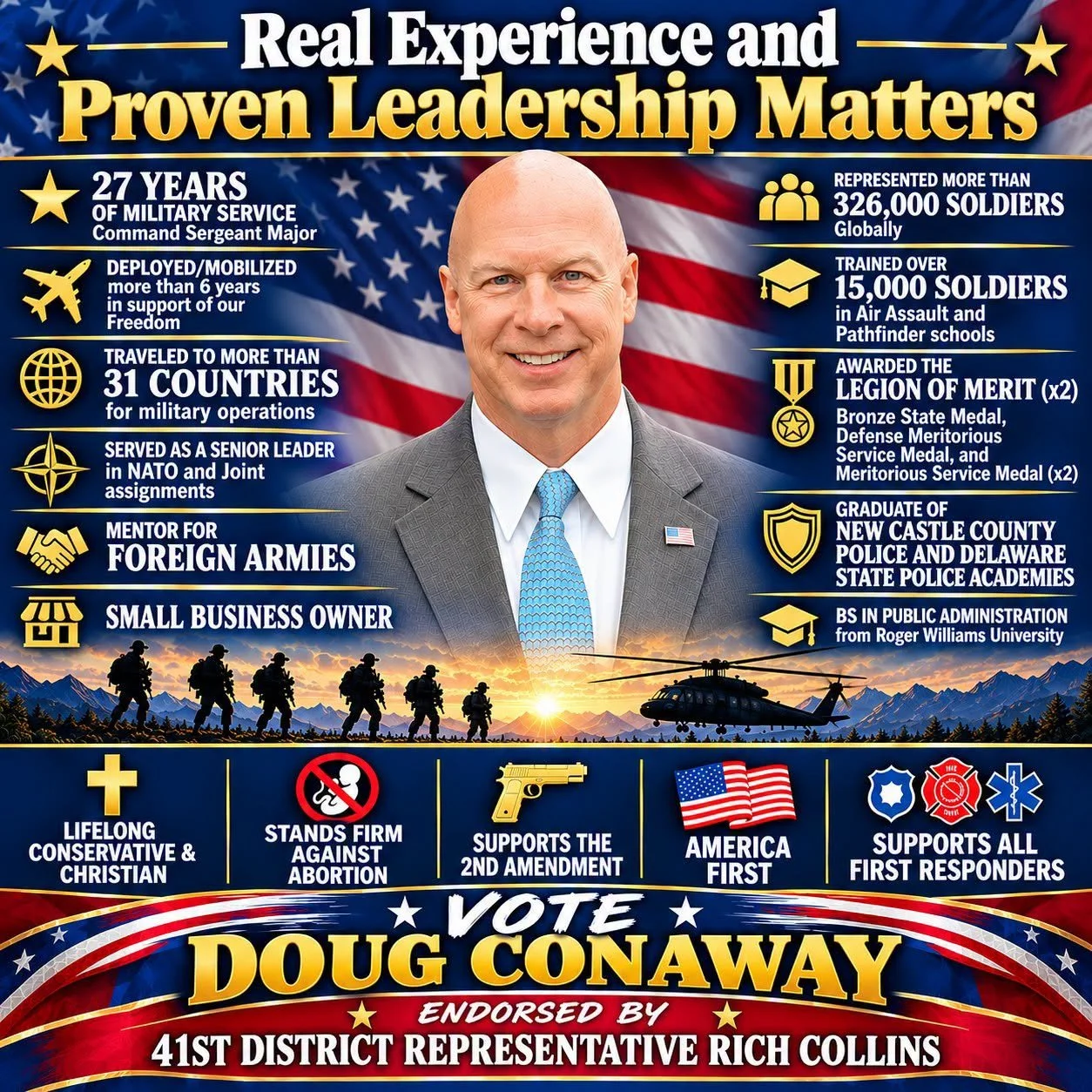 Real Experience and Proven Leadership Matters
