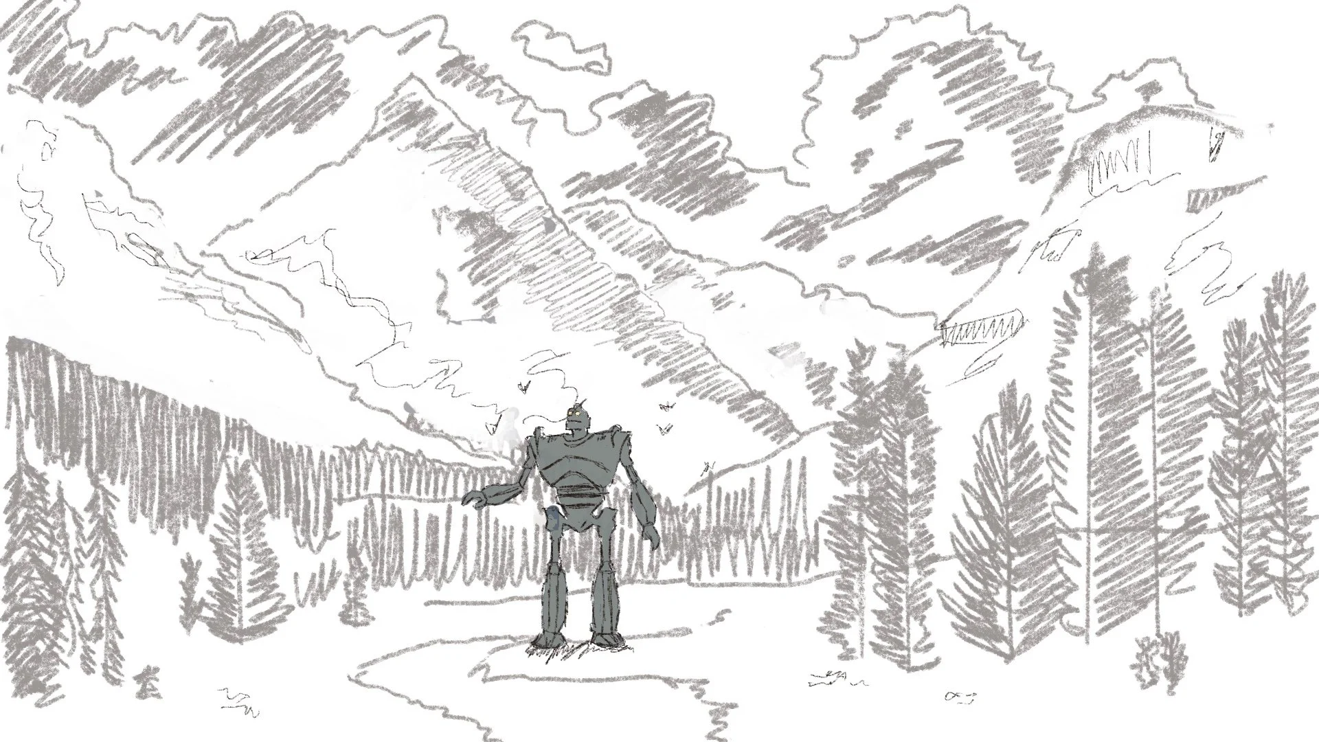 Iron Giant Title Sequence