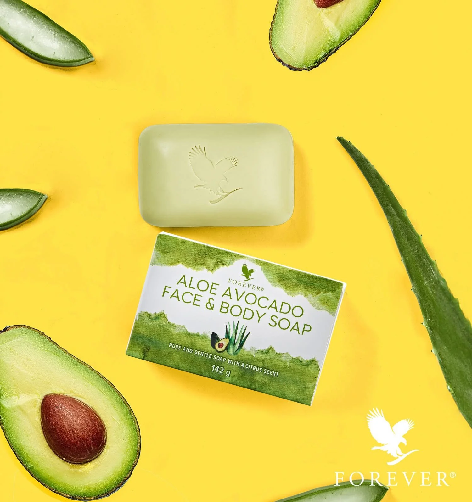 Aloé Avocado Face & Body Soap