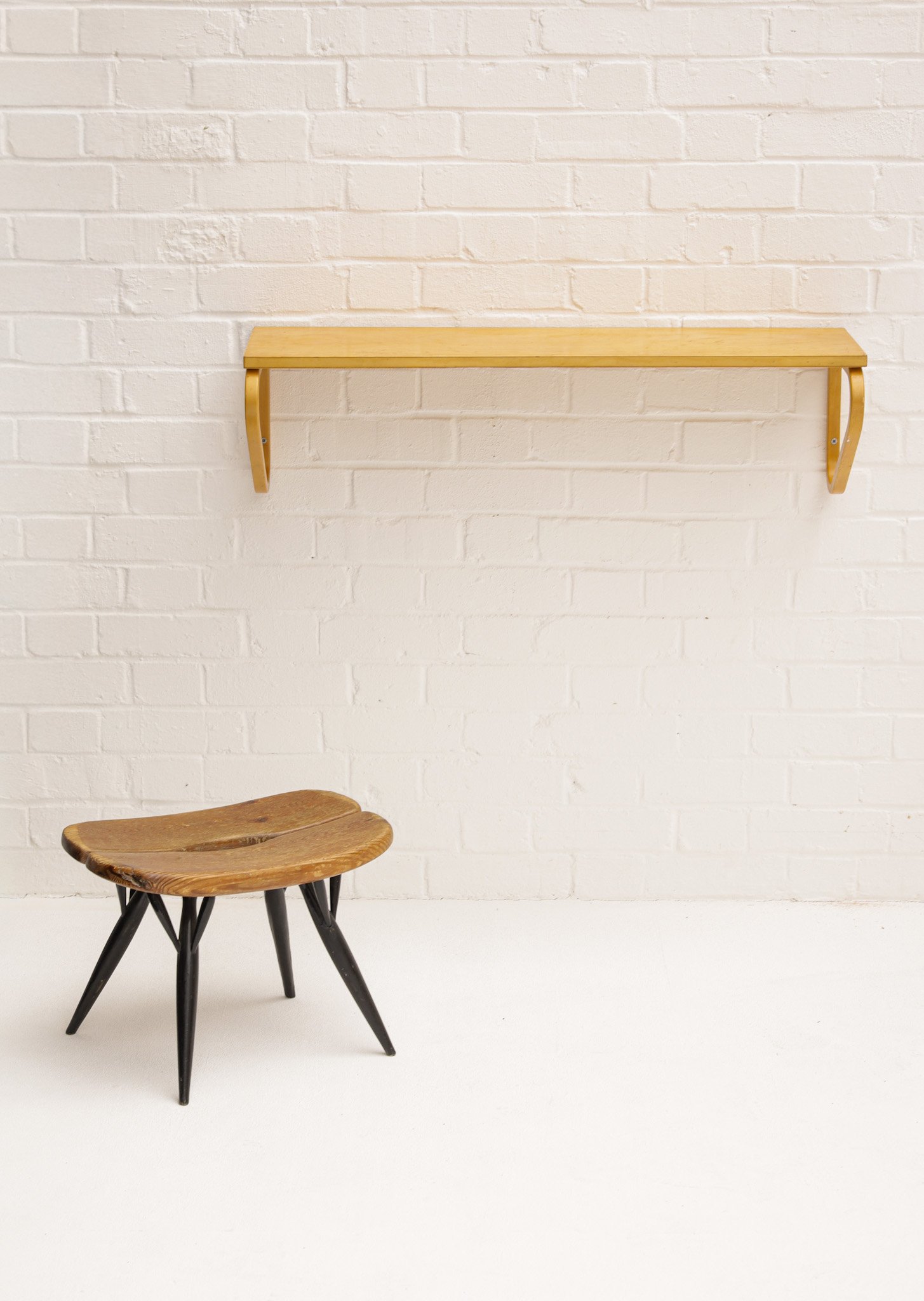 low pirkka stool by ilmari tapiovaara for laukaan puu, 1950s.