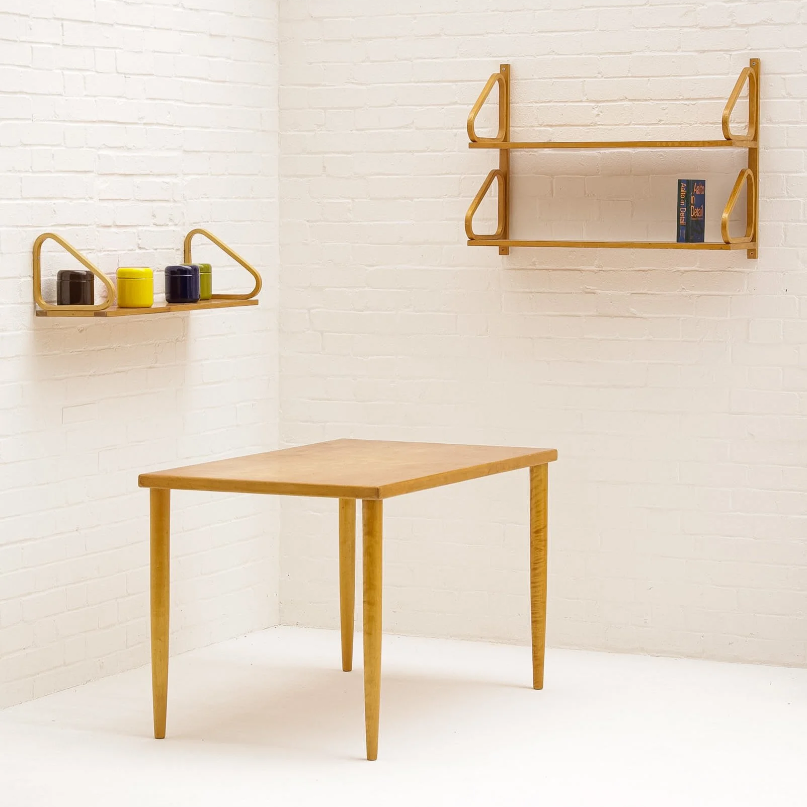 domus table by ilmari tapiovaara for keravan puuteollisuus oy, 1950s