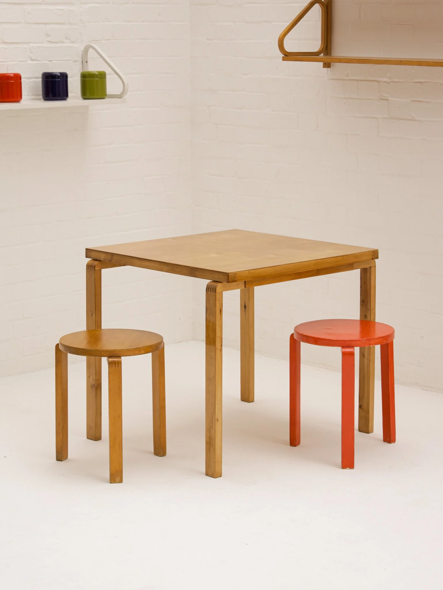 alvar aalto war-leg table for artek, 1940s