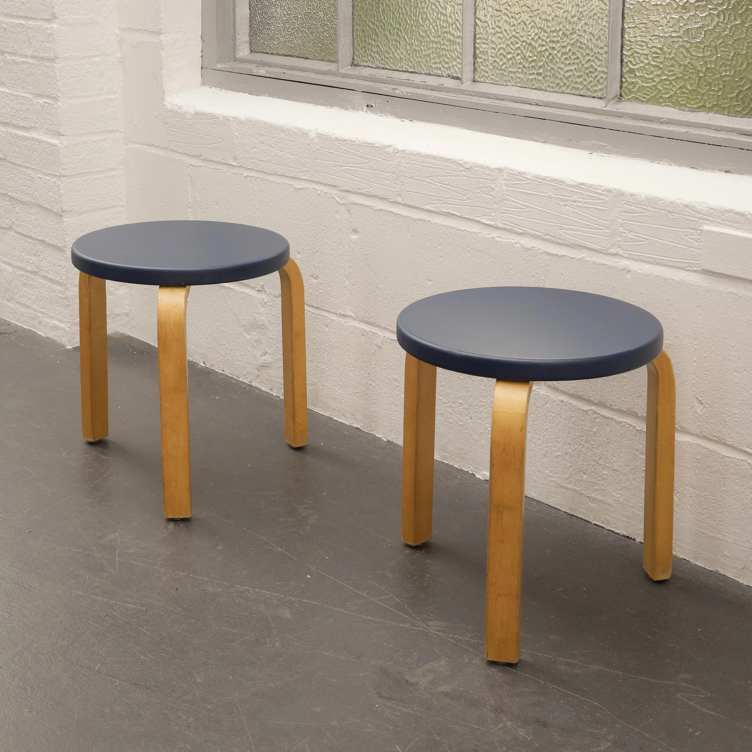 Alvar Aalto pair of stool 60s, 1960s