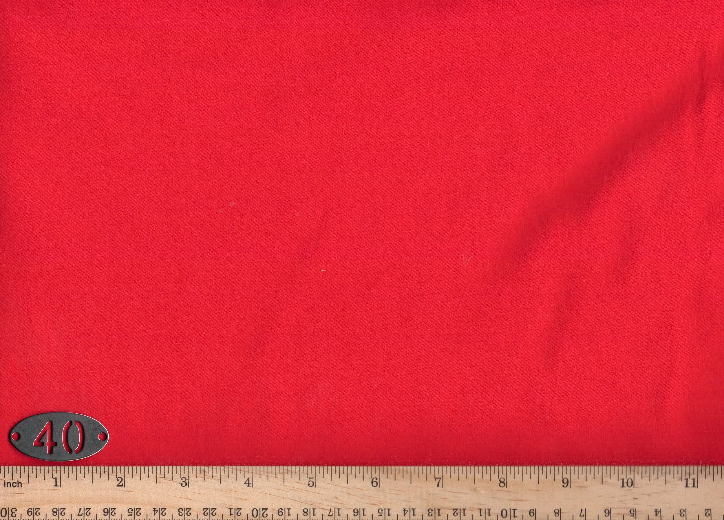 #040 Red Four-way Stretch Jersey Apparel Fabric
