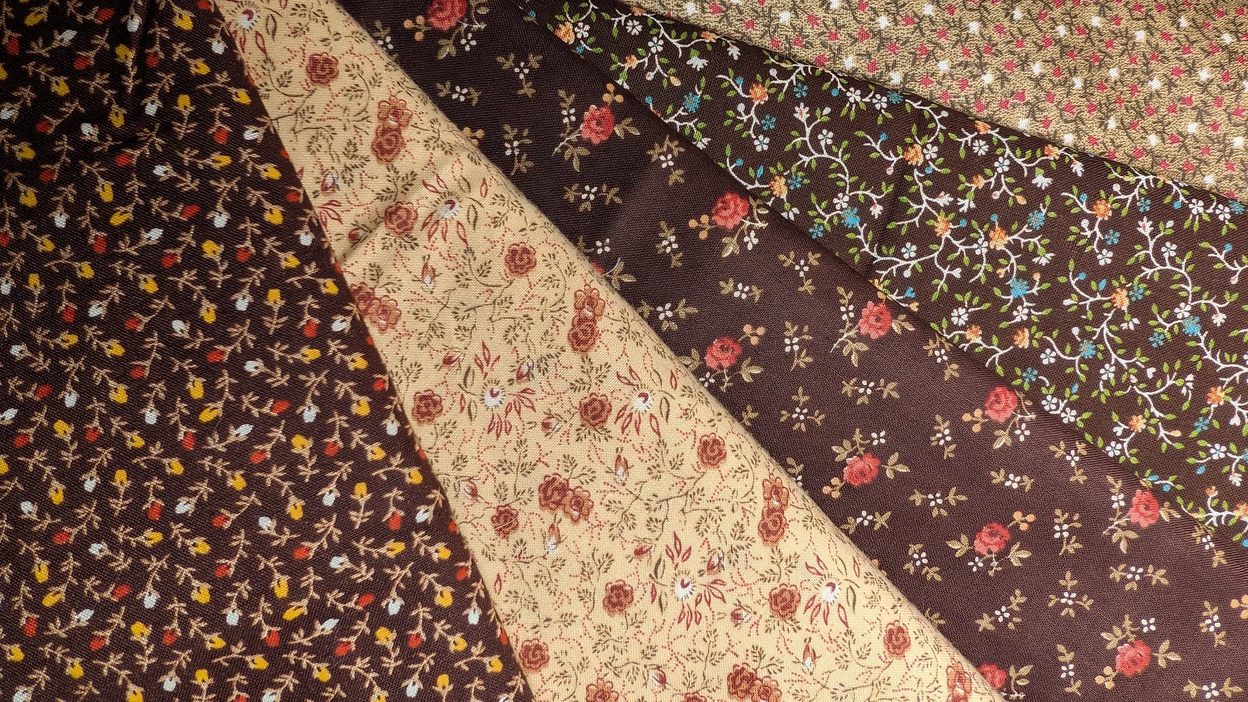 Vintage Floral Estate Fabric
