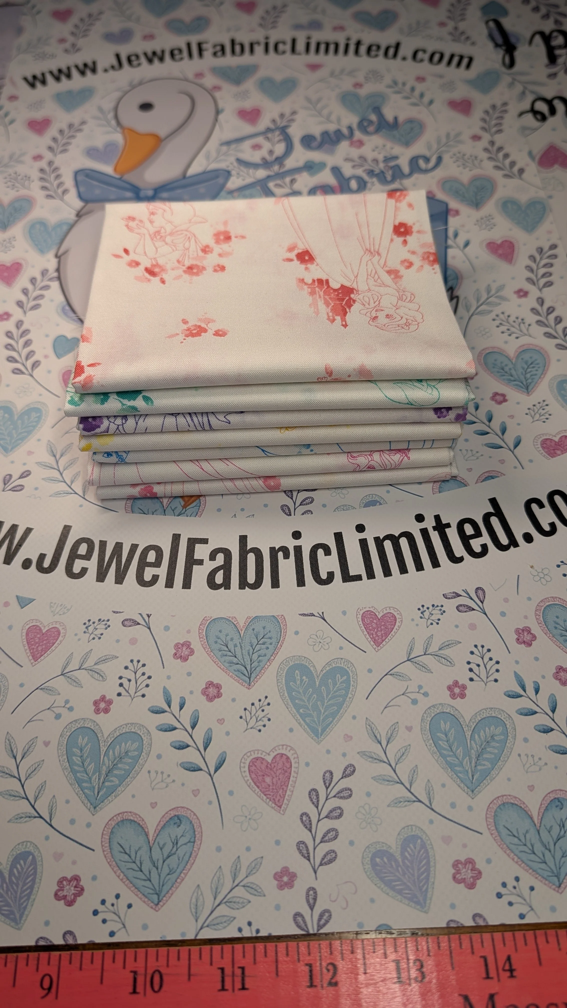 Camelot Fabrics Princess Forever Seven fat quarter Bundle