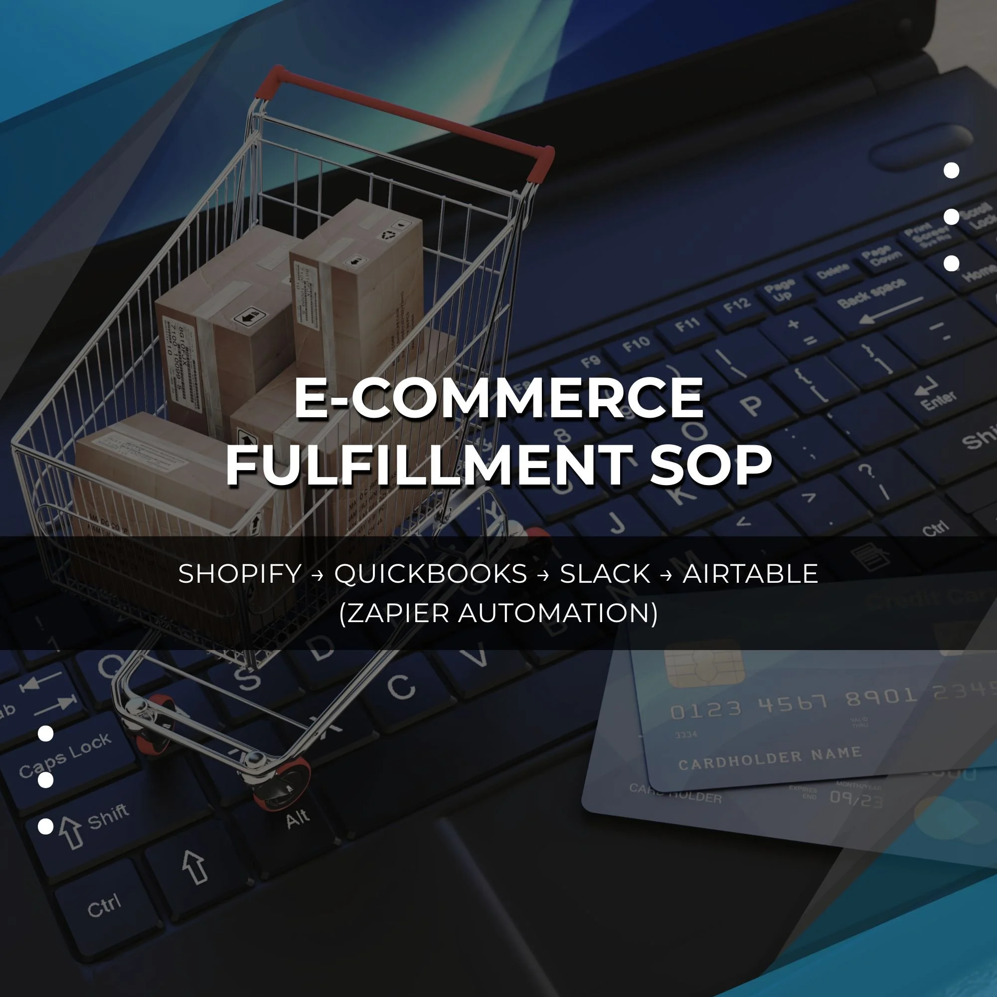 E-Commerce Fulfillment Automation (Shopify → QuickBooks → Slack → Airtable)