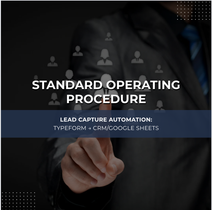 Lead Capture Automation – Typeform to Google Sheets/HubSpot (via Zapier)