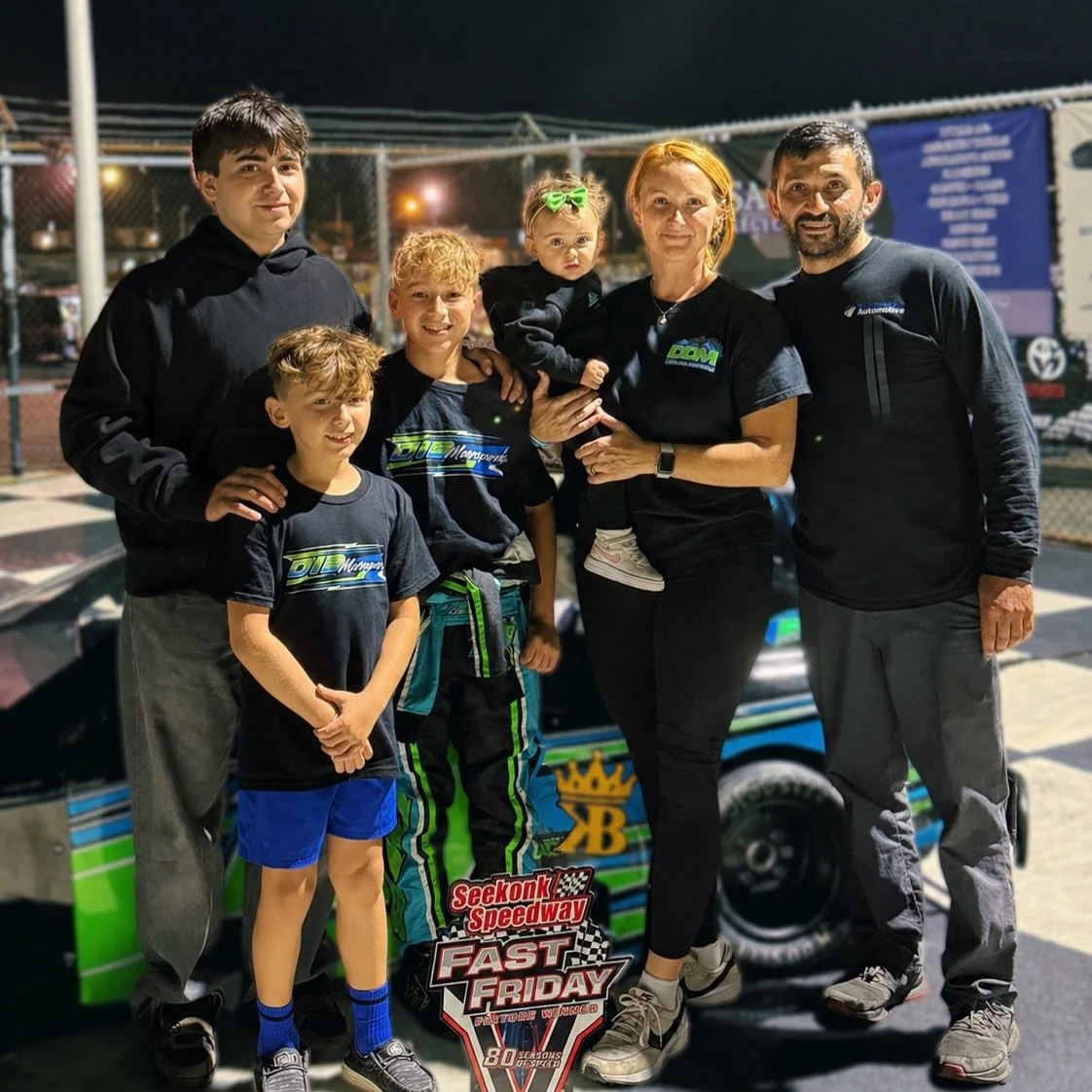 Last night&rsquo;s Test &amp; Tune was cold, but it had us thinking about nights like this&mdash;summer air, fast laps, and the whole family in victory lane 🏁❤️ Only 34 days until the first FAST FRIDAY at @seekonkspeedway !