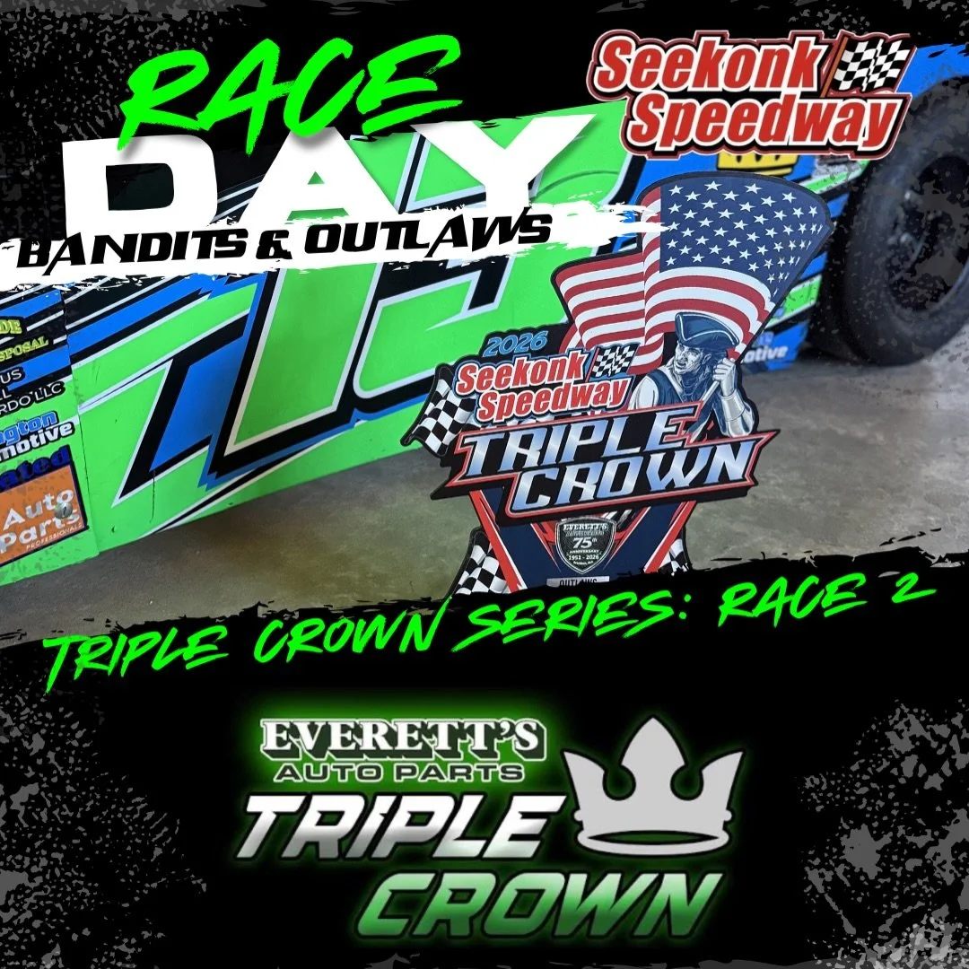 It&rsquo;s #raceday at Seekonk Speedway! Come out tonight for Race #2 of the Everett&rsquo;s Auto Parts Triple Crown Series! 🍀👑🏁

The Dib brothers are off to a strong start! In the opening round of the series, Elias battled his way to a 3rd-place 