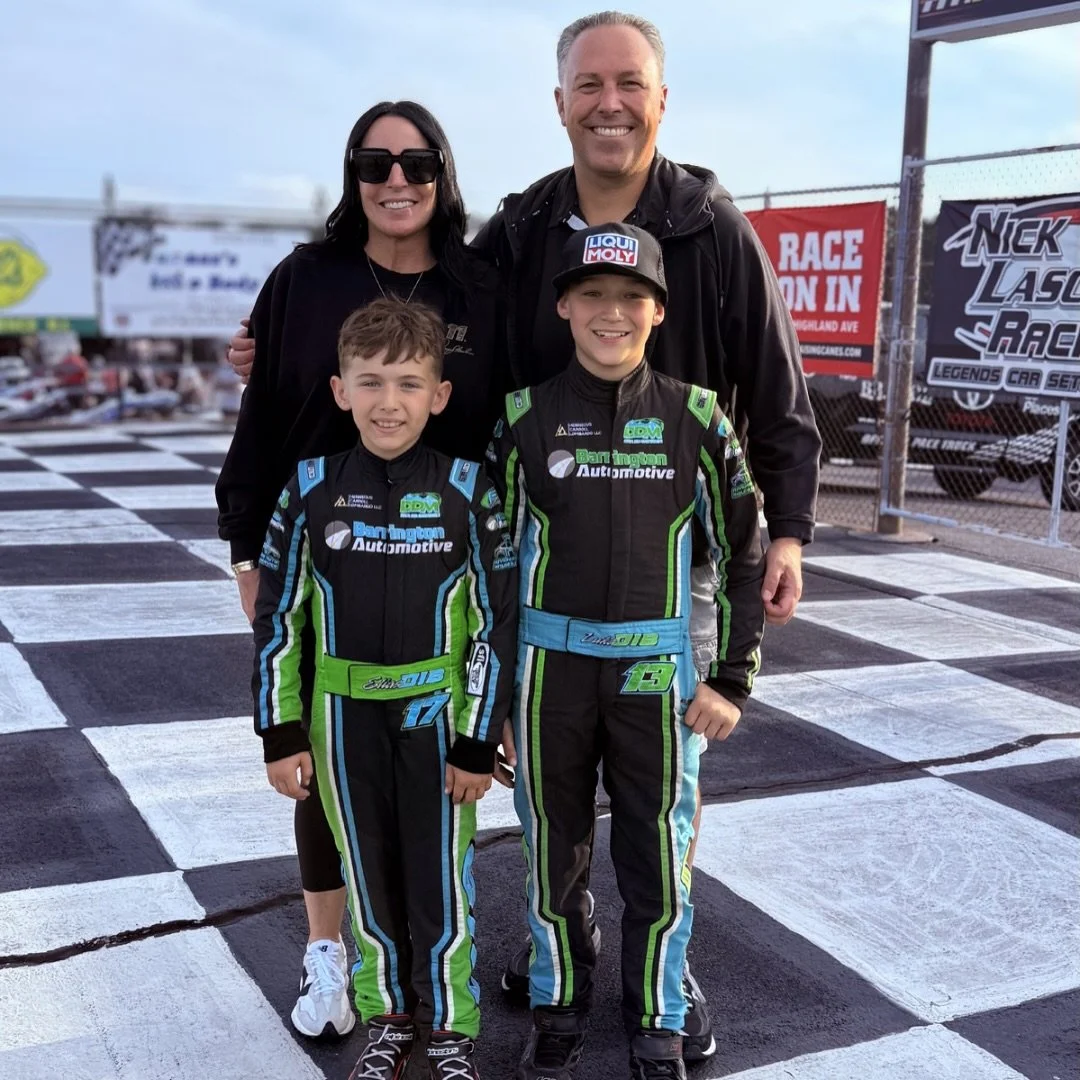 Special thank you to the Vendituoli&rsquo;s for coming out to watch and support Luka and Elias this last Fast Friday! It was great to see you both at the track! 🏁