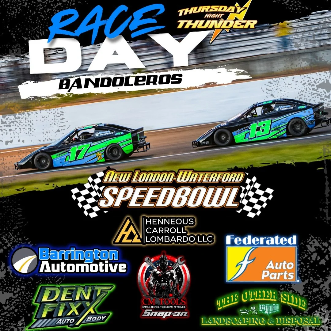 ⚡️Mother Nature won the last two Thursdays, but the sun is finally out, and we&rsquo;re headed back to @speedbowlct ! 🏁 Huge thanks to all of our Platinum &amp; Gold Level sponsors for making it all possible!

See you at the track!