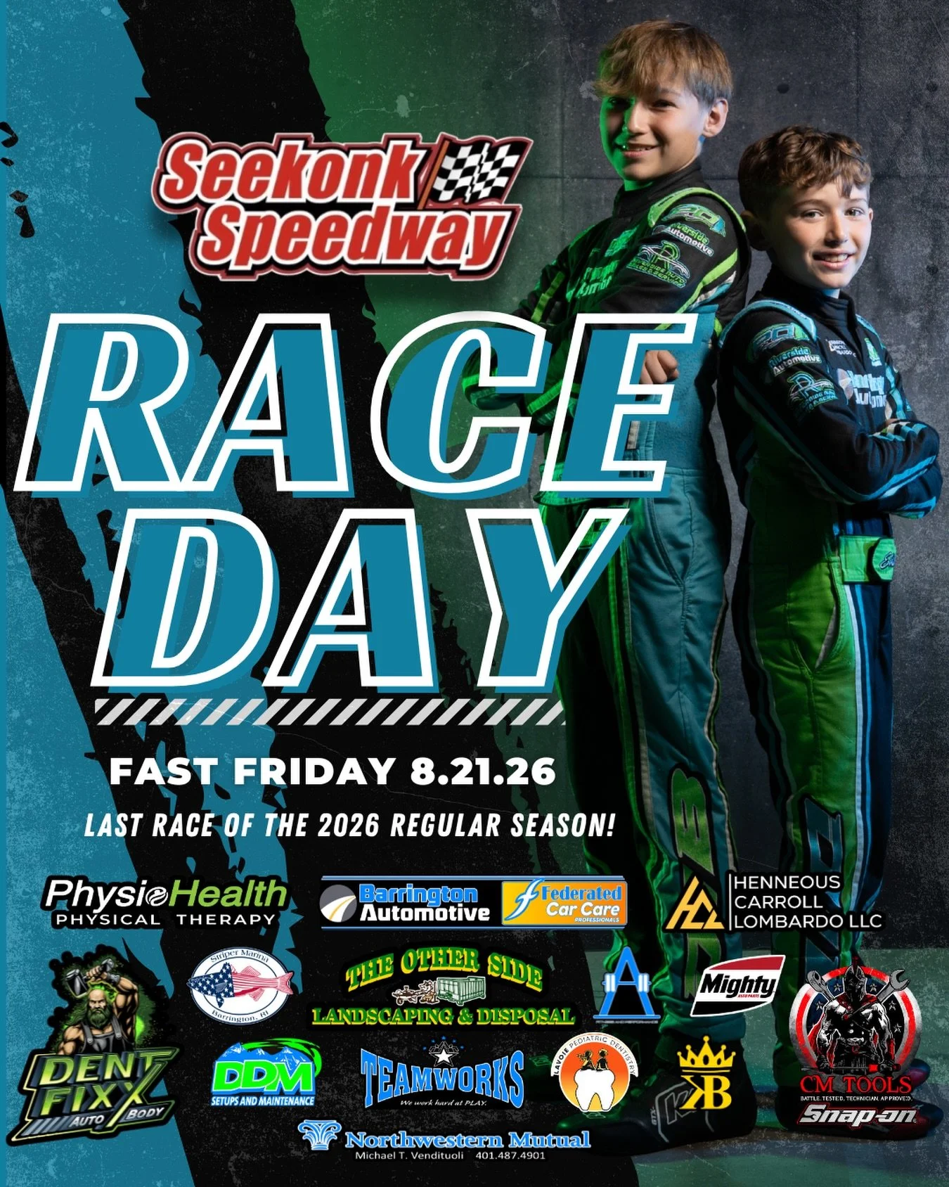 🏁 IT&rsquo;S RACE DAY &mdash; and the FINAL race of the regular season!

Next week, the playoffs begin, with only 4 drivers from each division advancing to the 2026 Sunoco Drive for the Cup and a shot at the season championship!

🔥 Luka has already