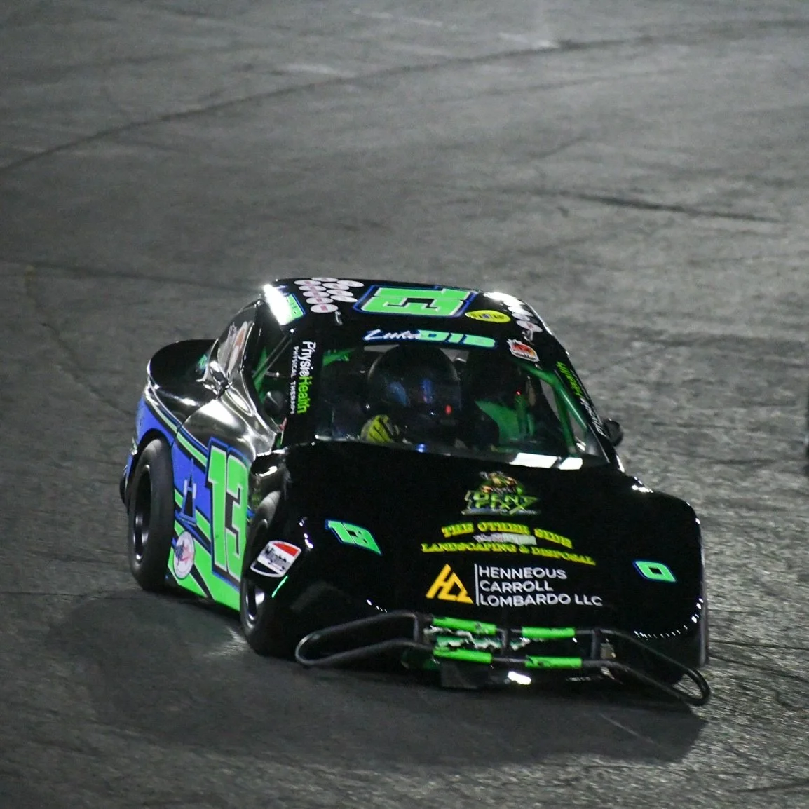 Fast Friday&rsquo;s real MVP?? Luka&rsquo;s front bumper 🫠😂 #mvp #raceday #bandoleros MVP got him all the way to the podium!