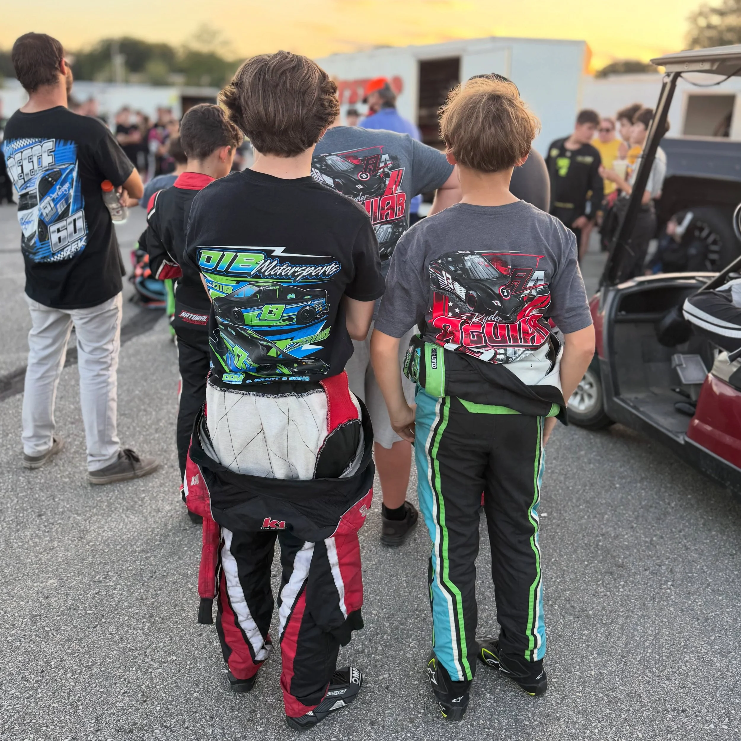 Friends off the track. Rivals when the green flag drops. 🏁 Luka reppin&rsquo; Ryder&rsquo;s 13X, Ryder reppin&rsquo; Luka&rsquo;s 13 &mdash; then battling their way onto the podium together. 🤝🏼🏆 Don&rsquo;t let the matching support fool you&helli