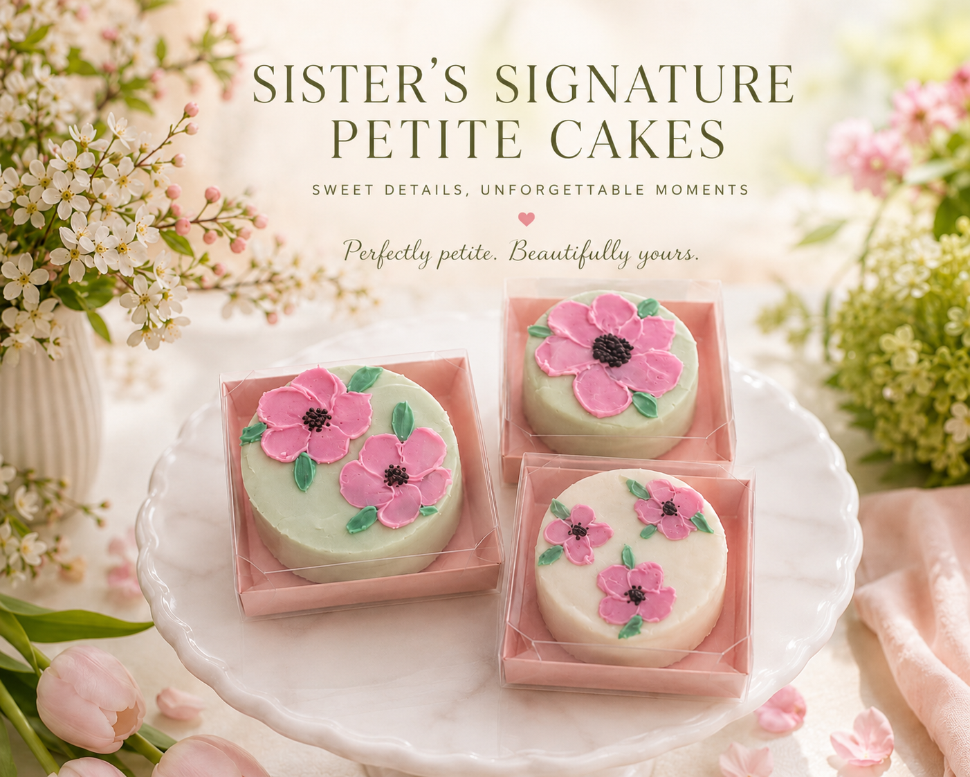 Sister's Signature Petite Cakes*