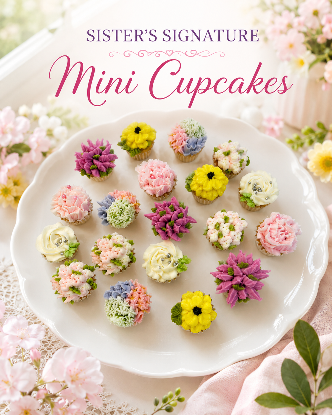 Sister's Signature Mini Cupcakes*