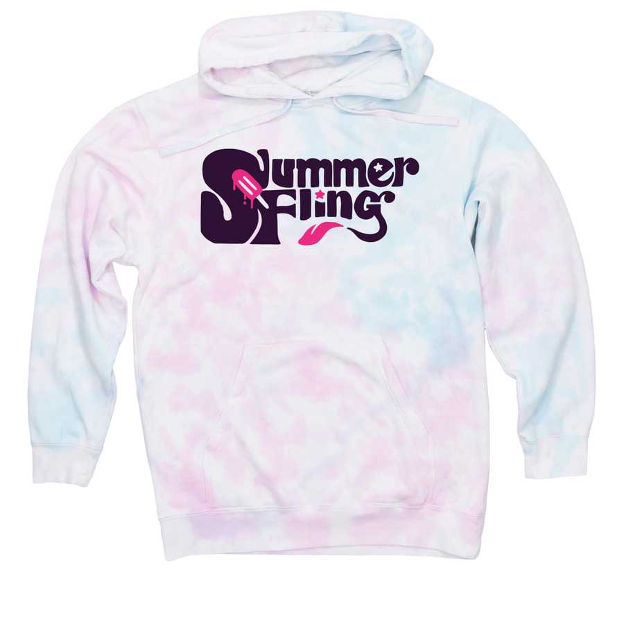 Summer Fling tie-dye hoodie