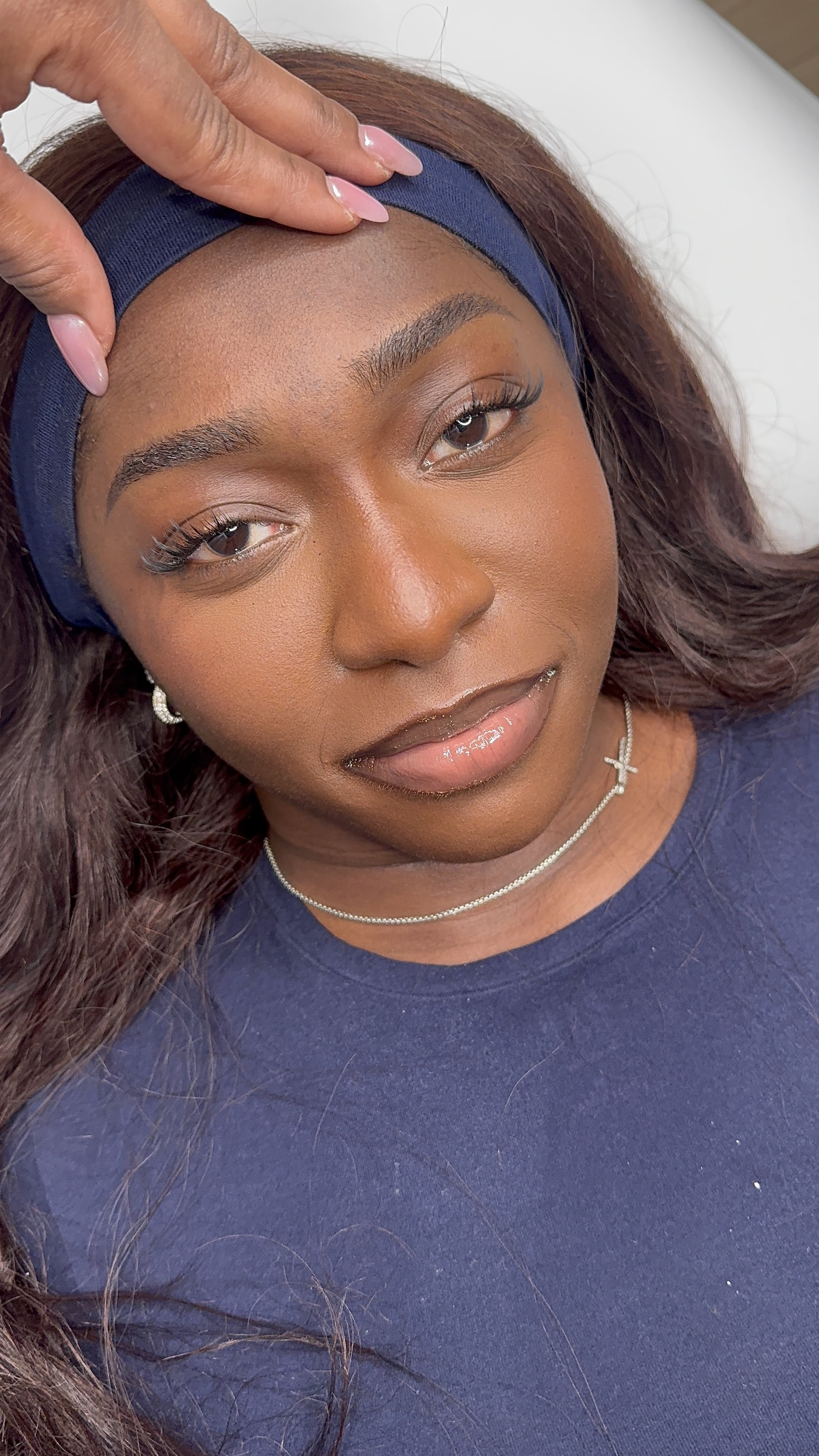Picture of a lady with Ombre Brows / Mircoshading