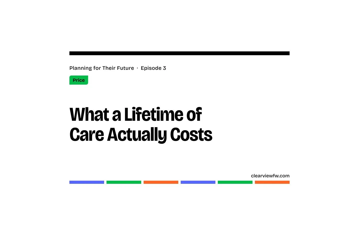 What Does a Lifetime of Care Actually Cost?