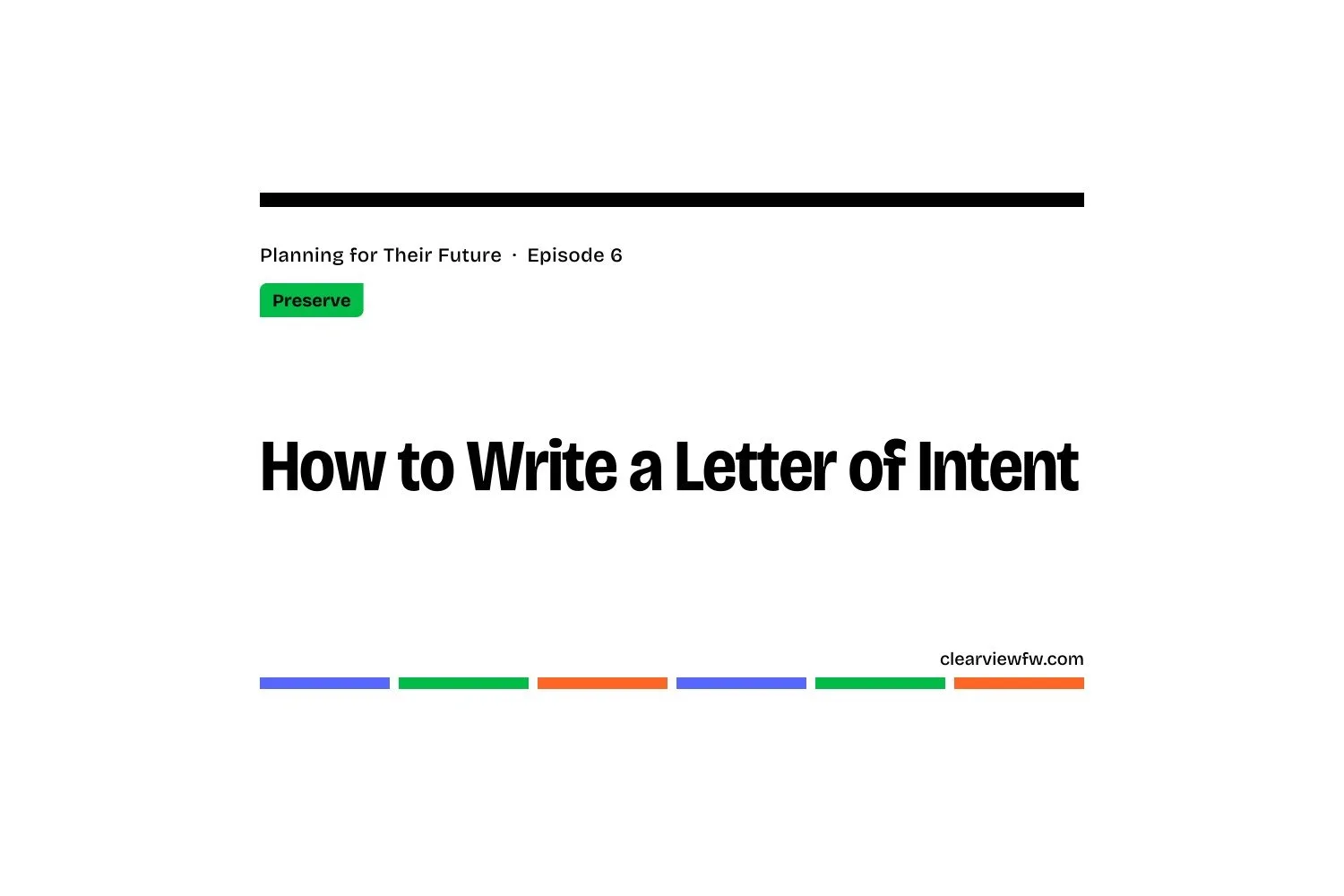 How to Write a Letter of Intent