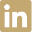 LinkedIn app icon with a brown background.