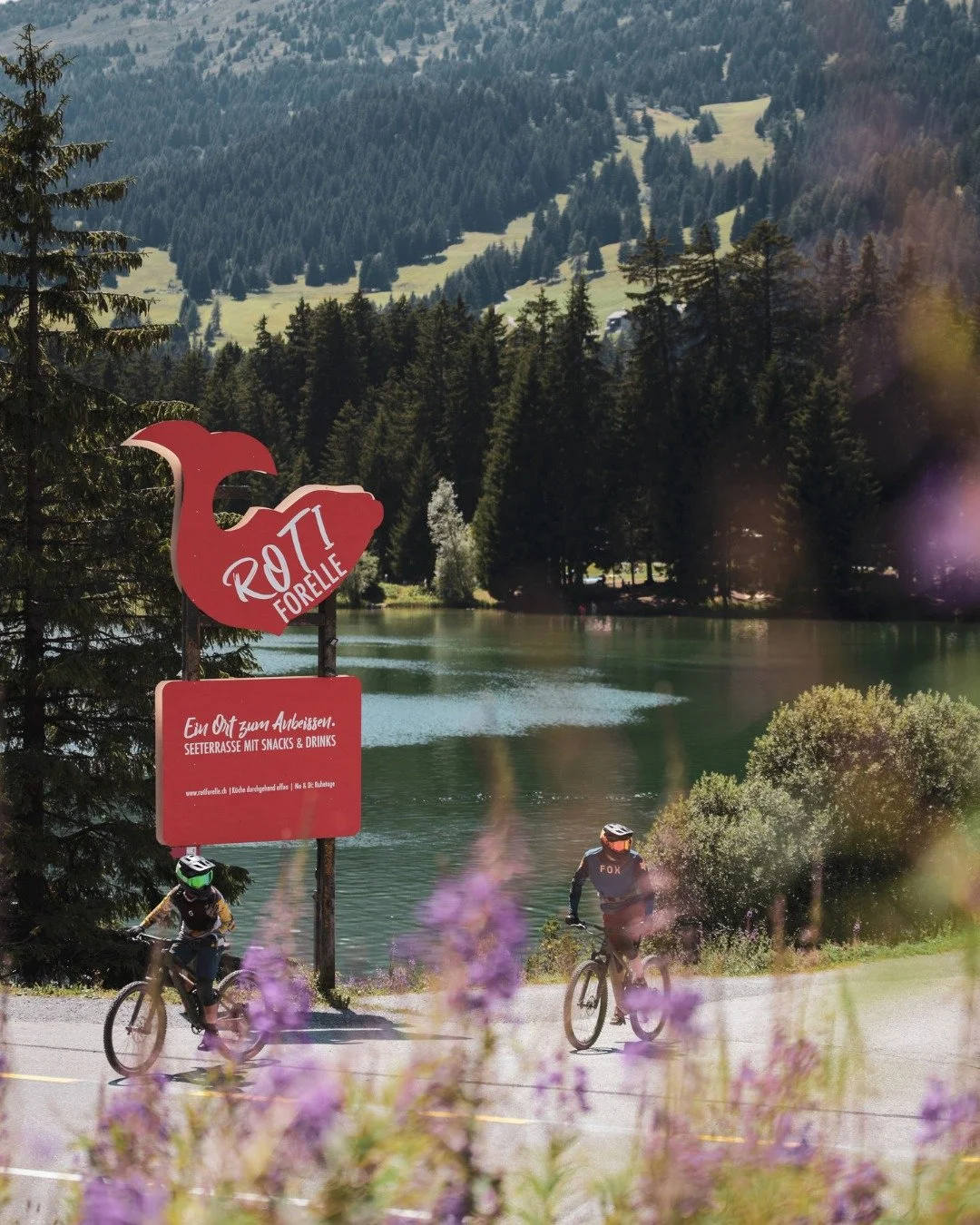 Ein Ort zum Anbeissen. 🐟

#rotiforelle #lenzerheide