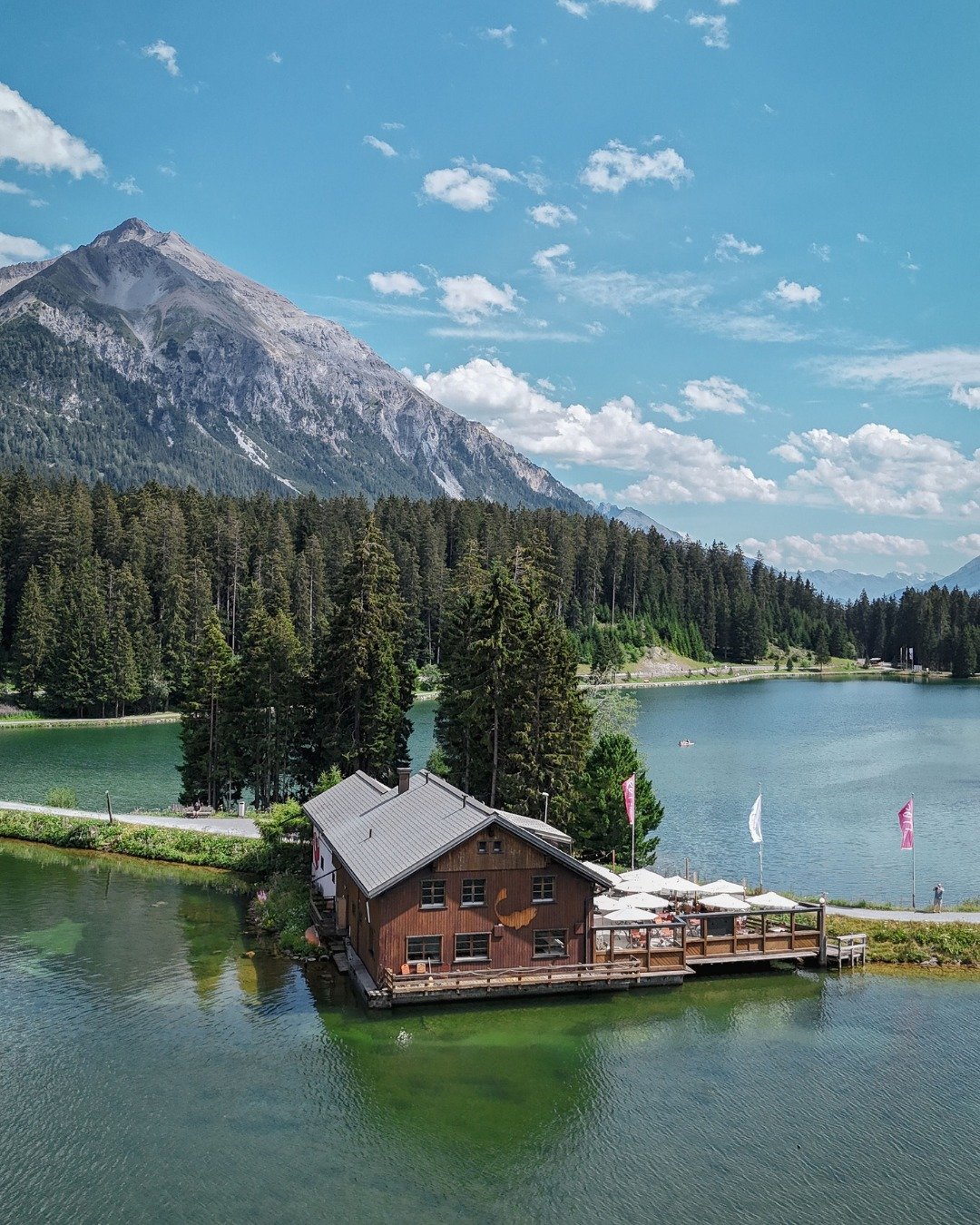 Was gibt es Sch&ouml;neres als eine 360&deg;-Aussicht vom Heidsee? 😍

#rotiforelle #lenzerheide