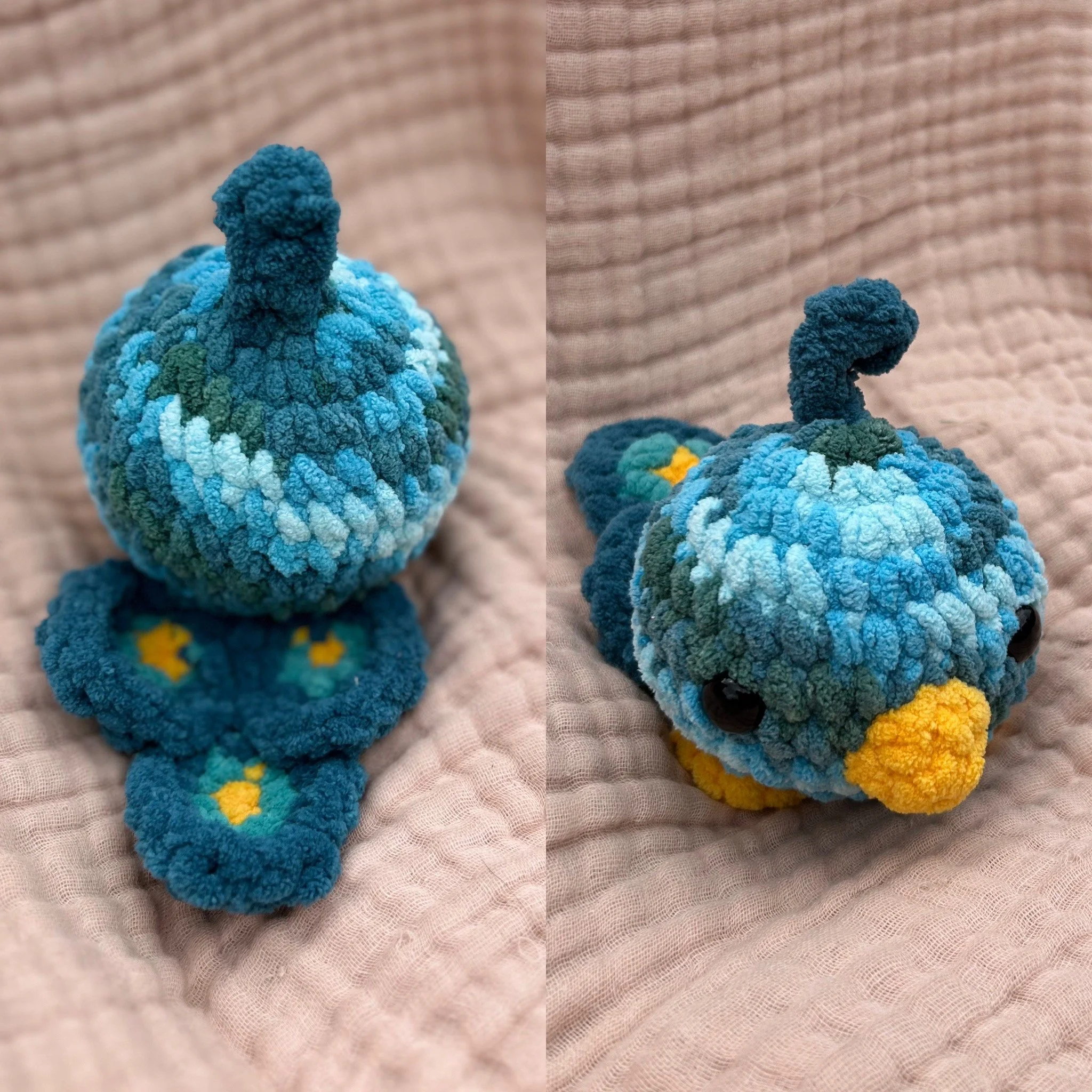 Mini Peacock: Pattern Coming soon