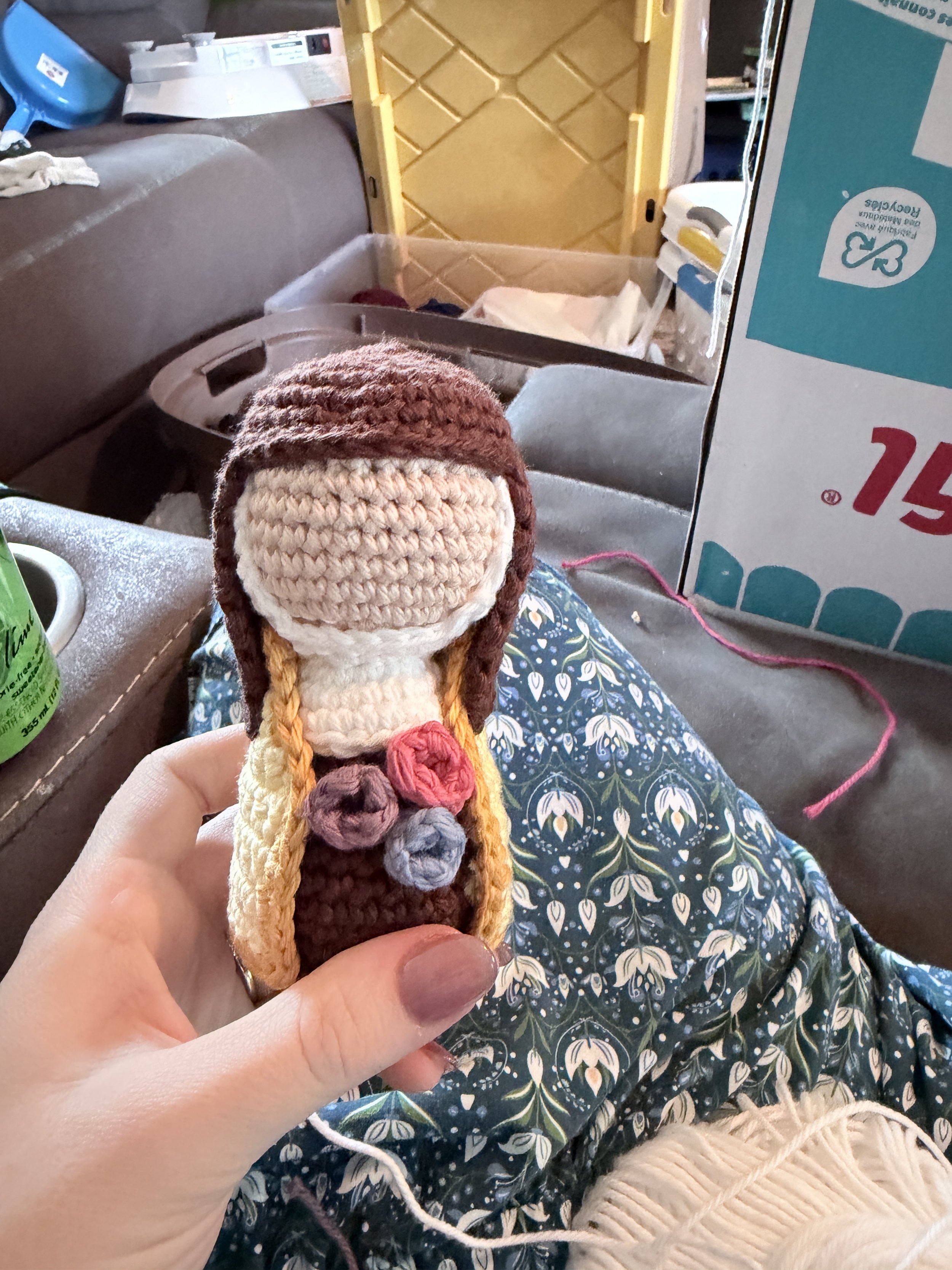 St. Therese the Little Flower: My own design - pattern coming soon