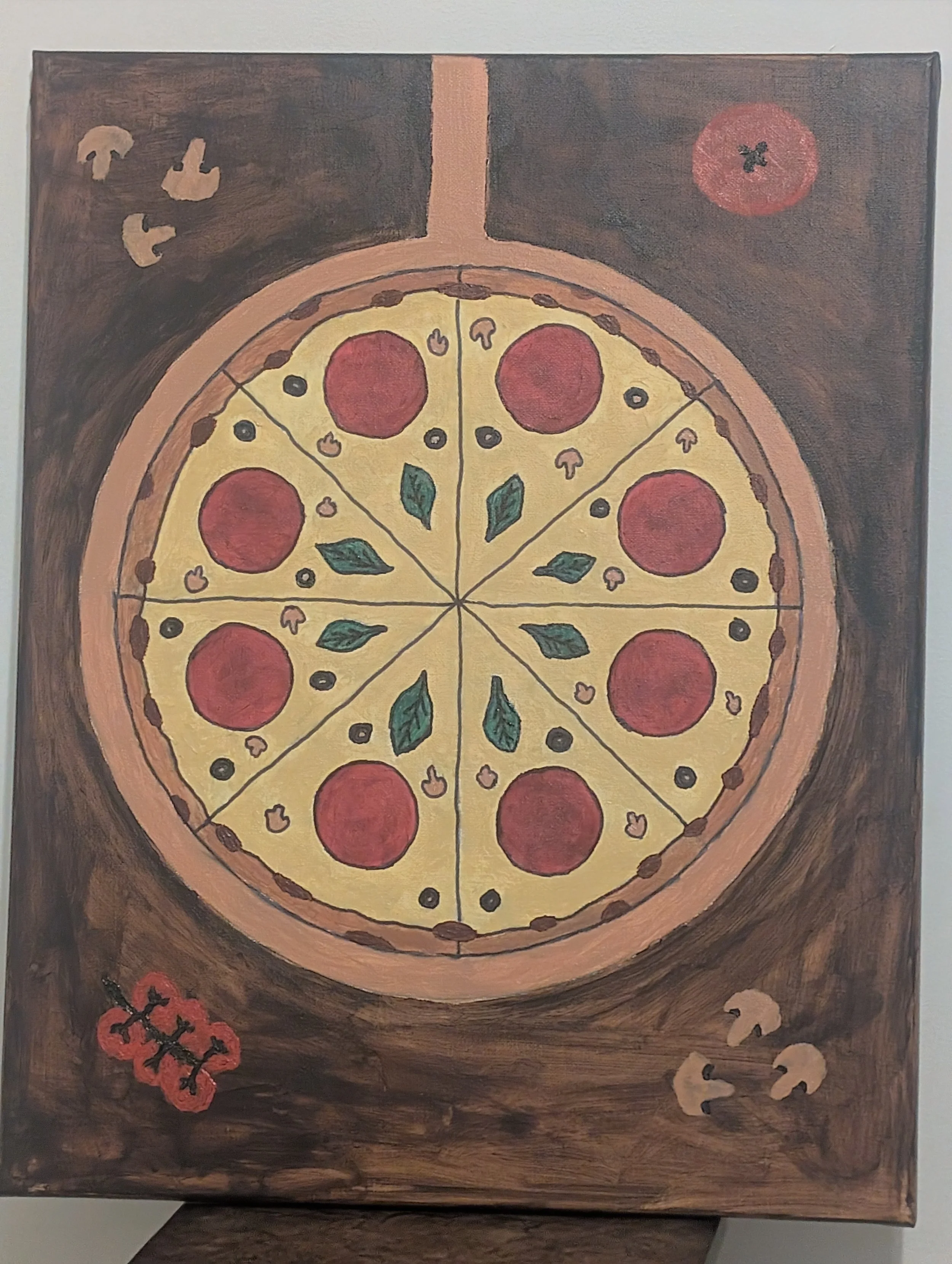 Time for a Tasting – 26x20 Acrylic – is a painting depicting wine bottles as well as a barrel freshly opened and ready to drink