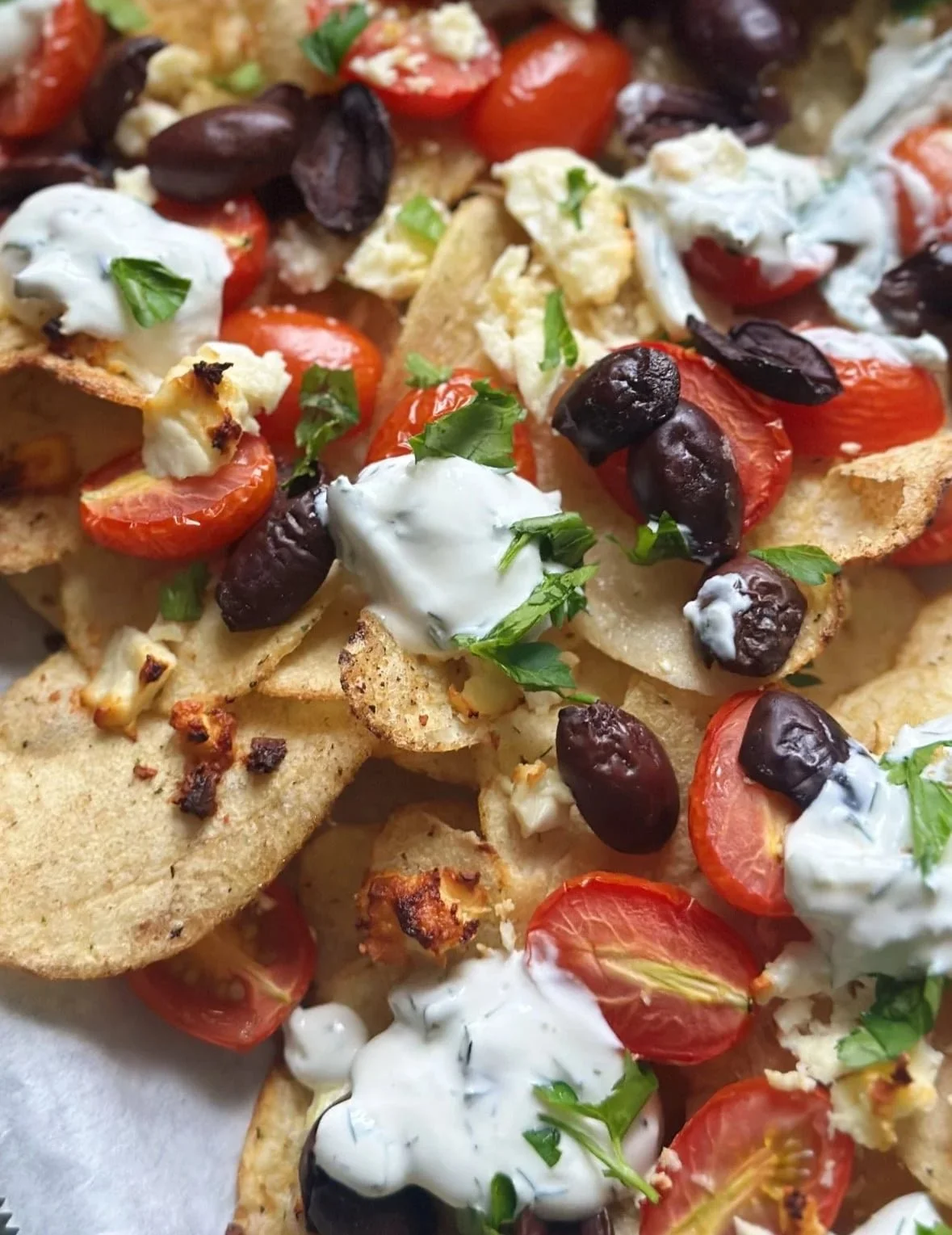 Feta Nachos