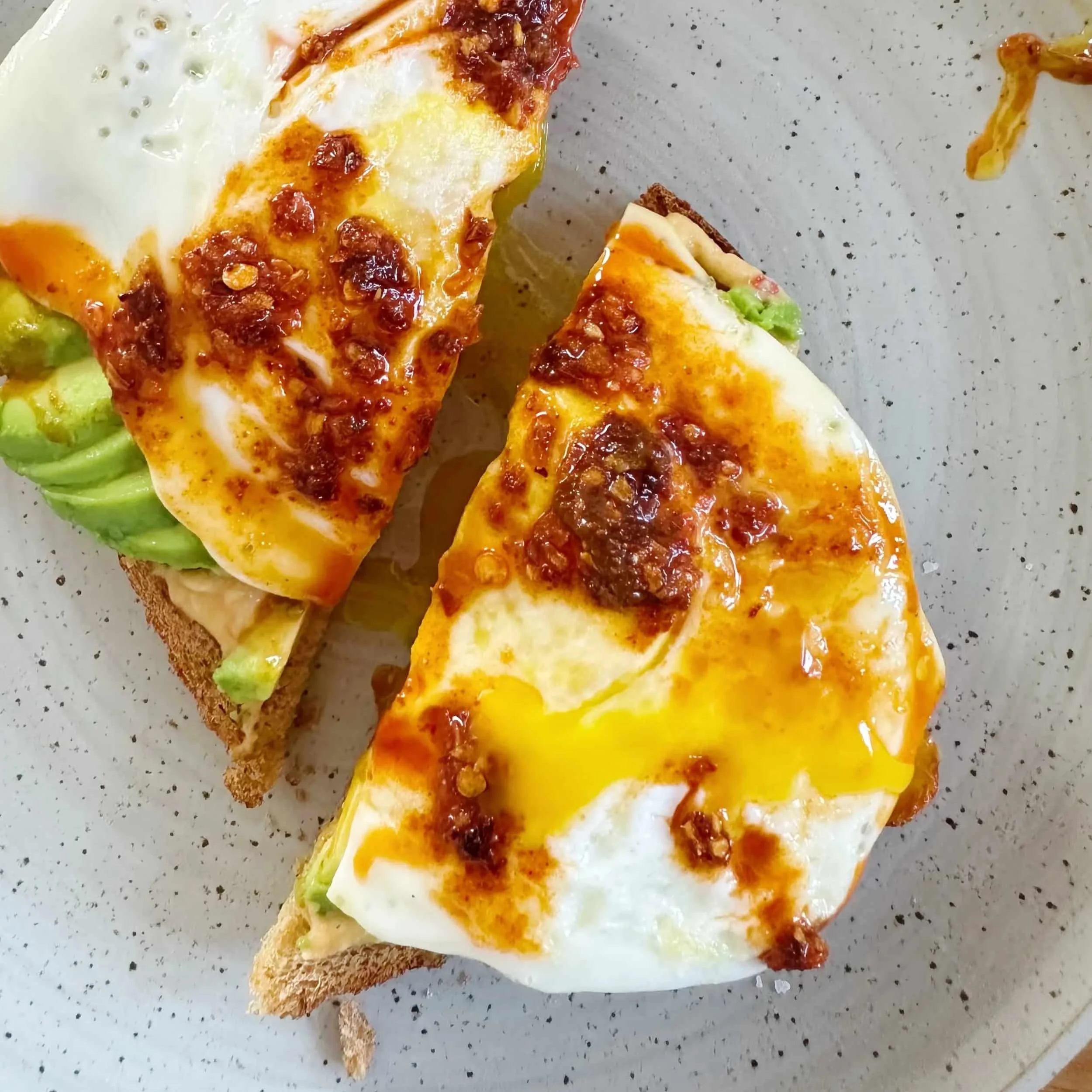 Chili Crisp Avocado Toast