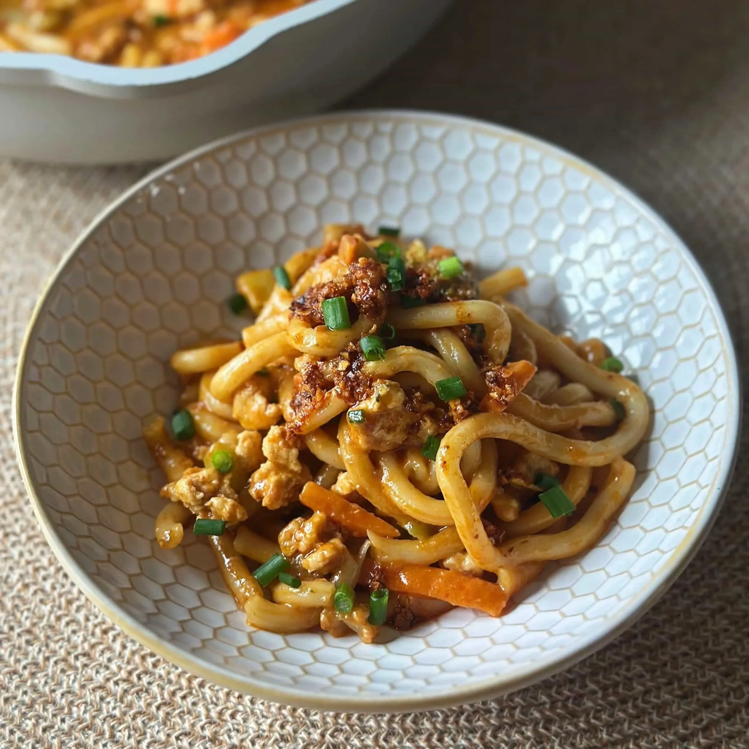 Thai Peanut Udon Noodles