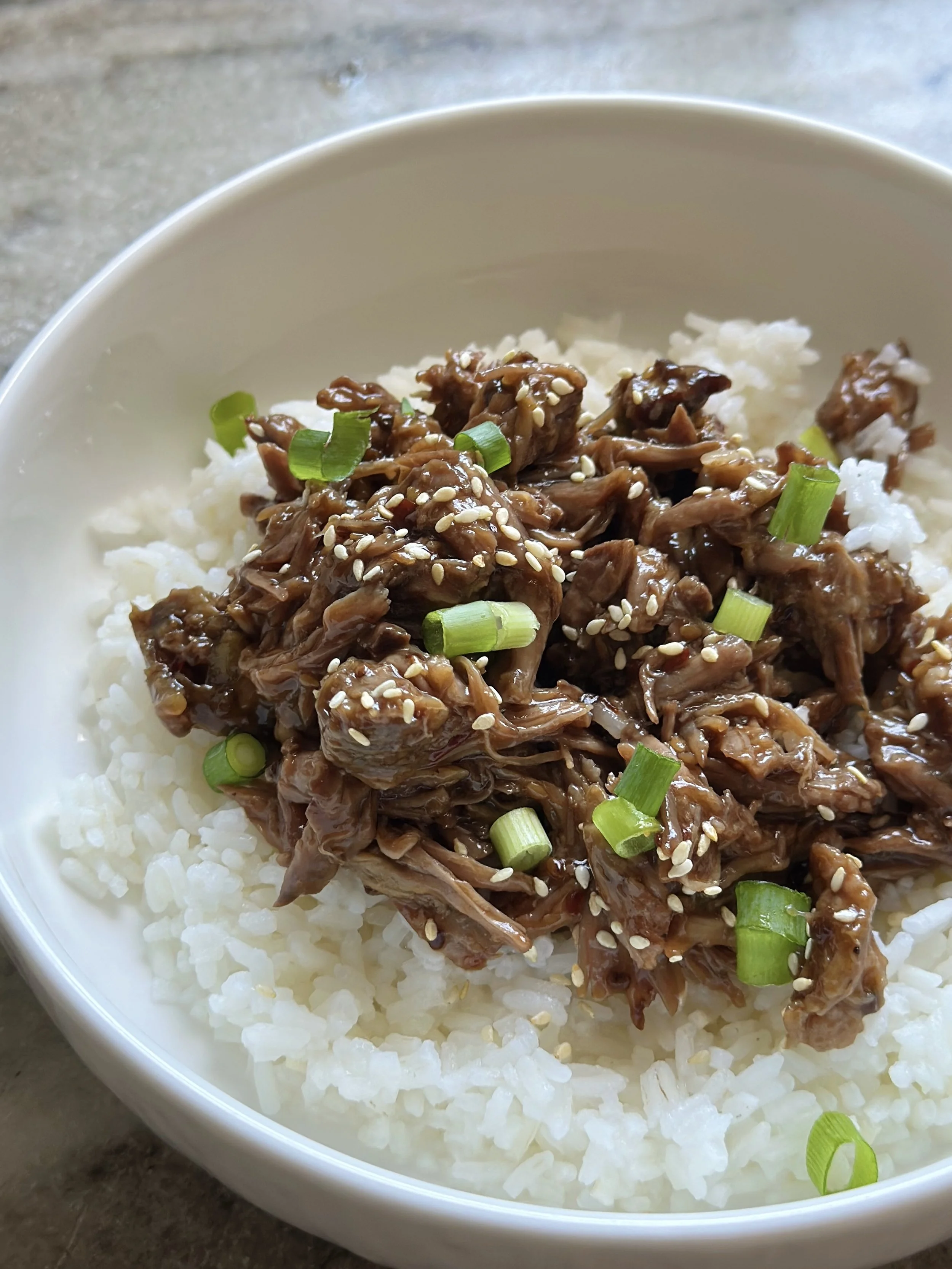 Slow Cooker Garlic Sesame Beef