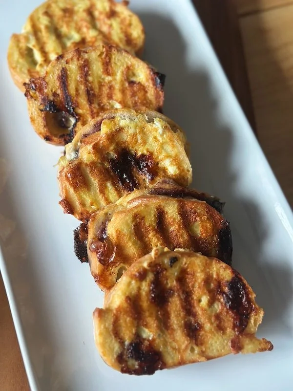 Brie and Blueberry French Toast