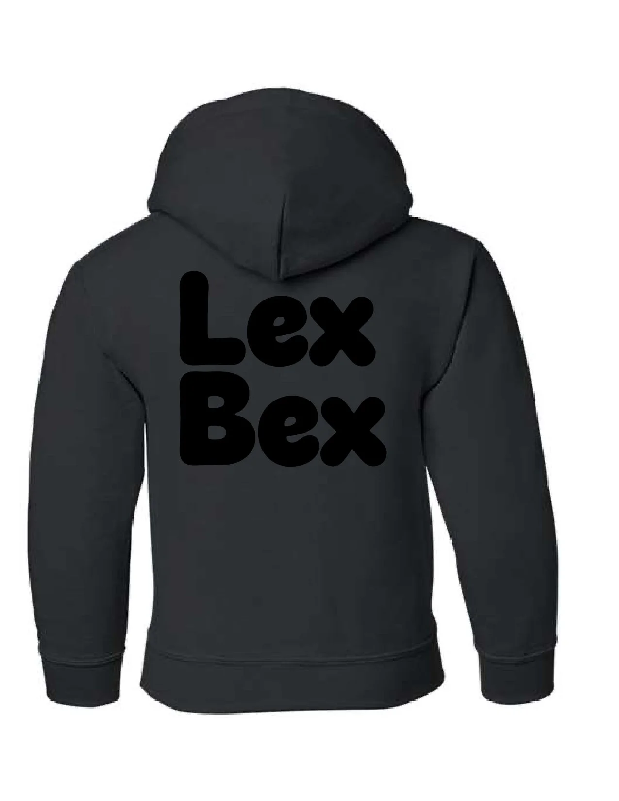 ⚫ The Everyday Black-on-Black LEX BEX Hoodie