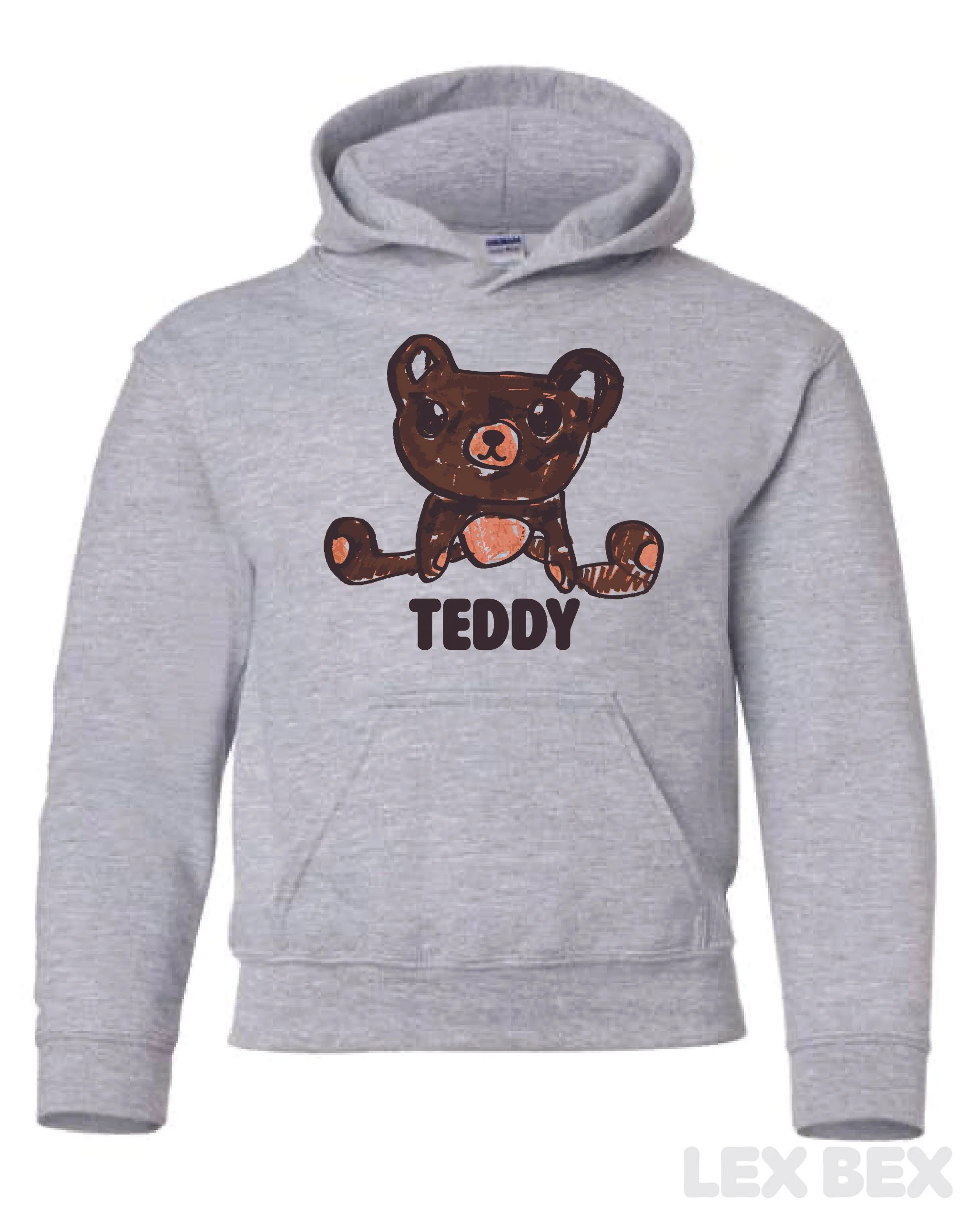 🧸 I HEART TEDDY HOODIE