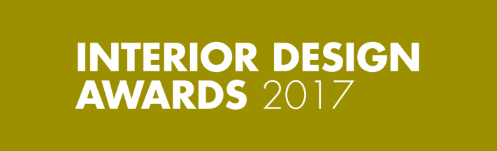 Interior Design Awards 2017 logo on a green background