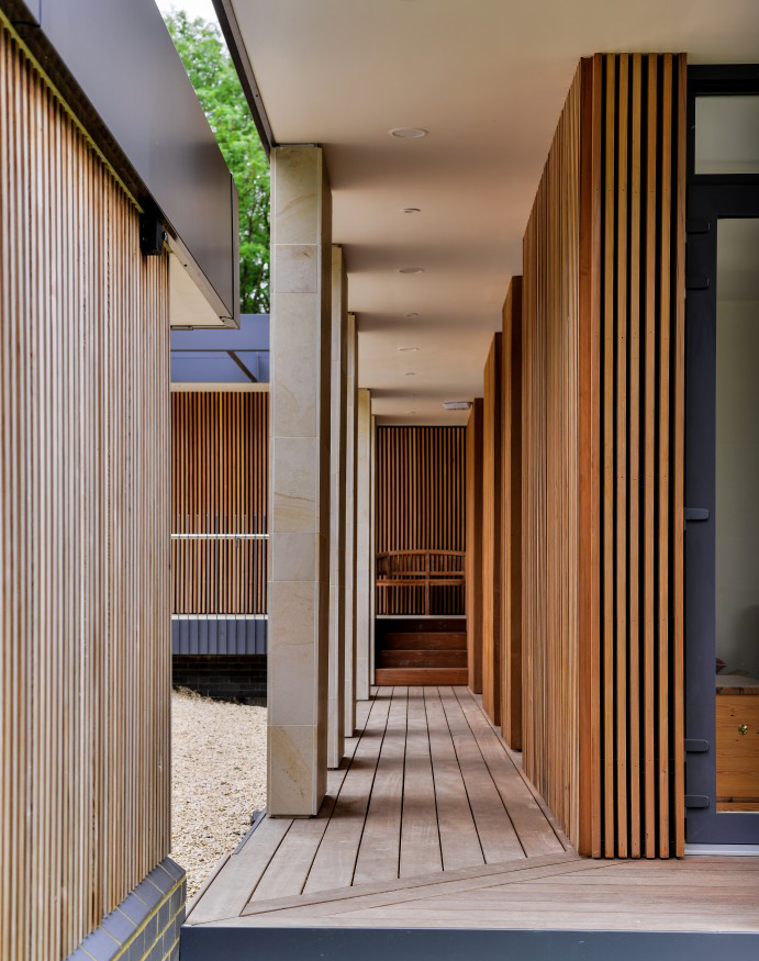Private house, great missenden, cedar timber cladding